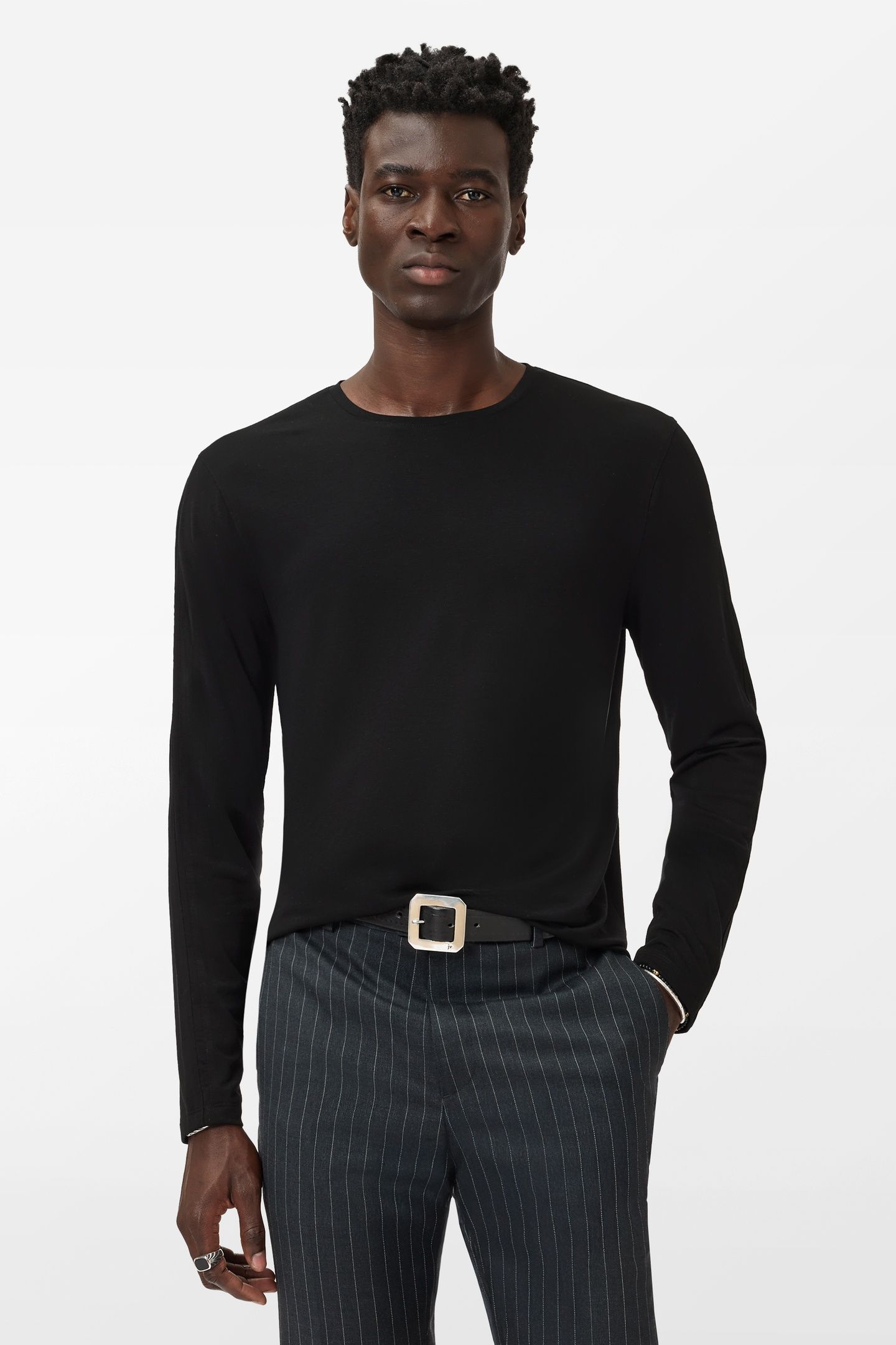CLEMENTE CREWNECK BLACK 1