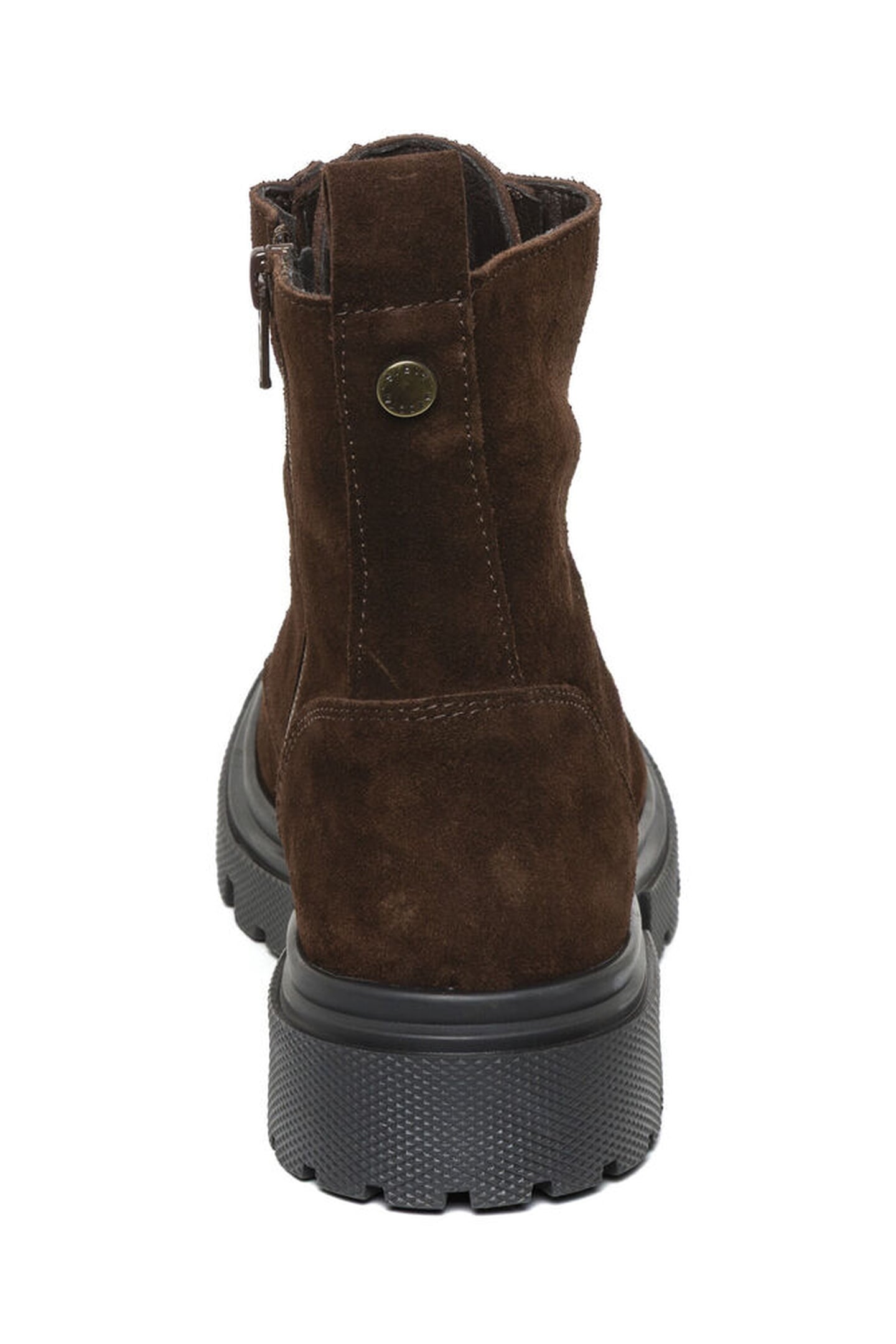 RILANA BOOTIES DARK BROWN SUEDE 4