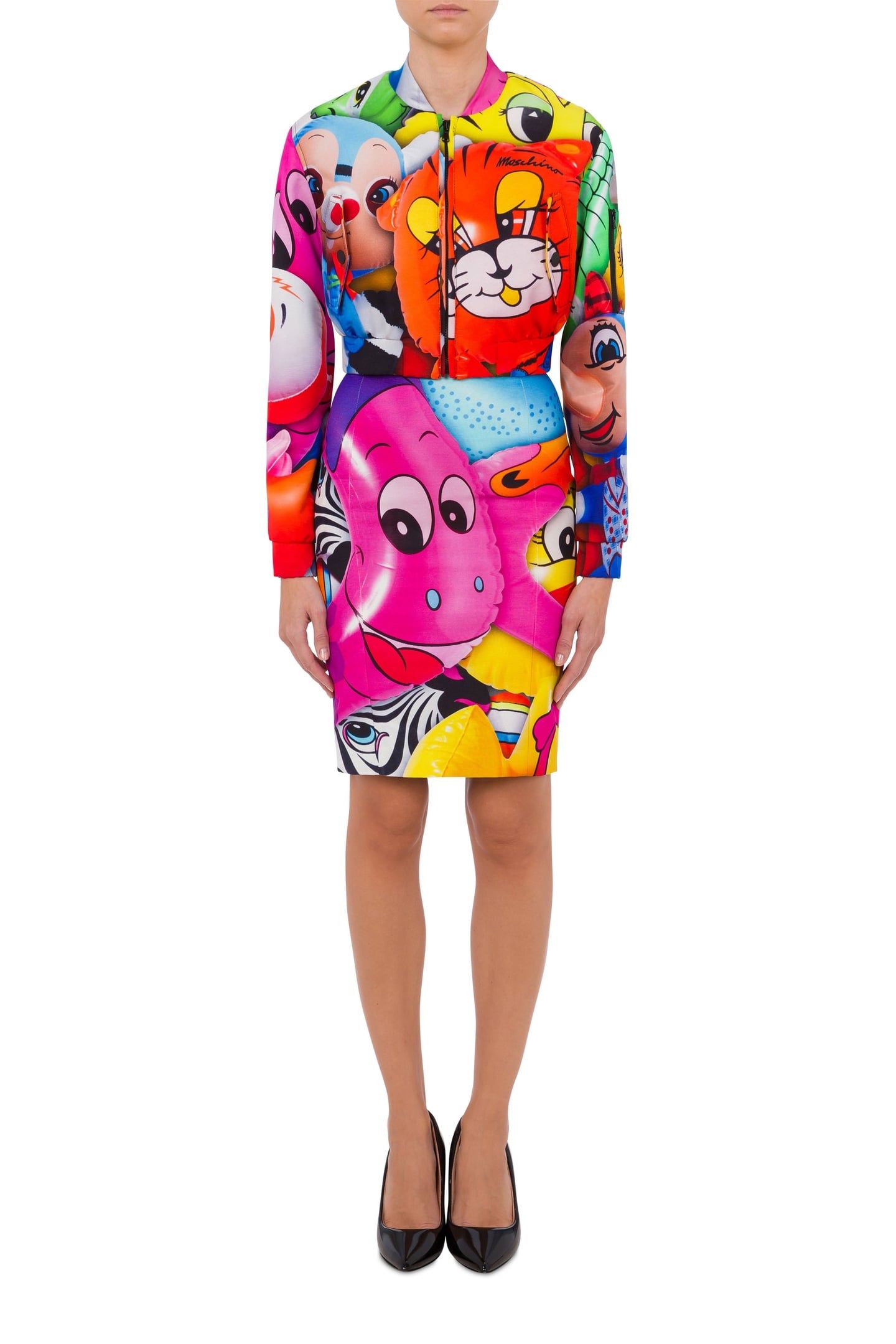 INFLATABLE ANIMALS OTTOMAN BOMBER JACKET MULTICOLOR 1