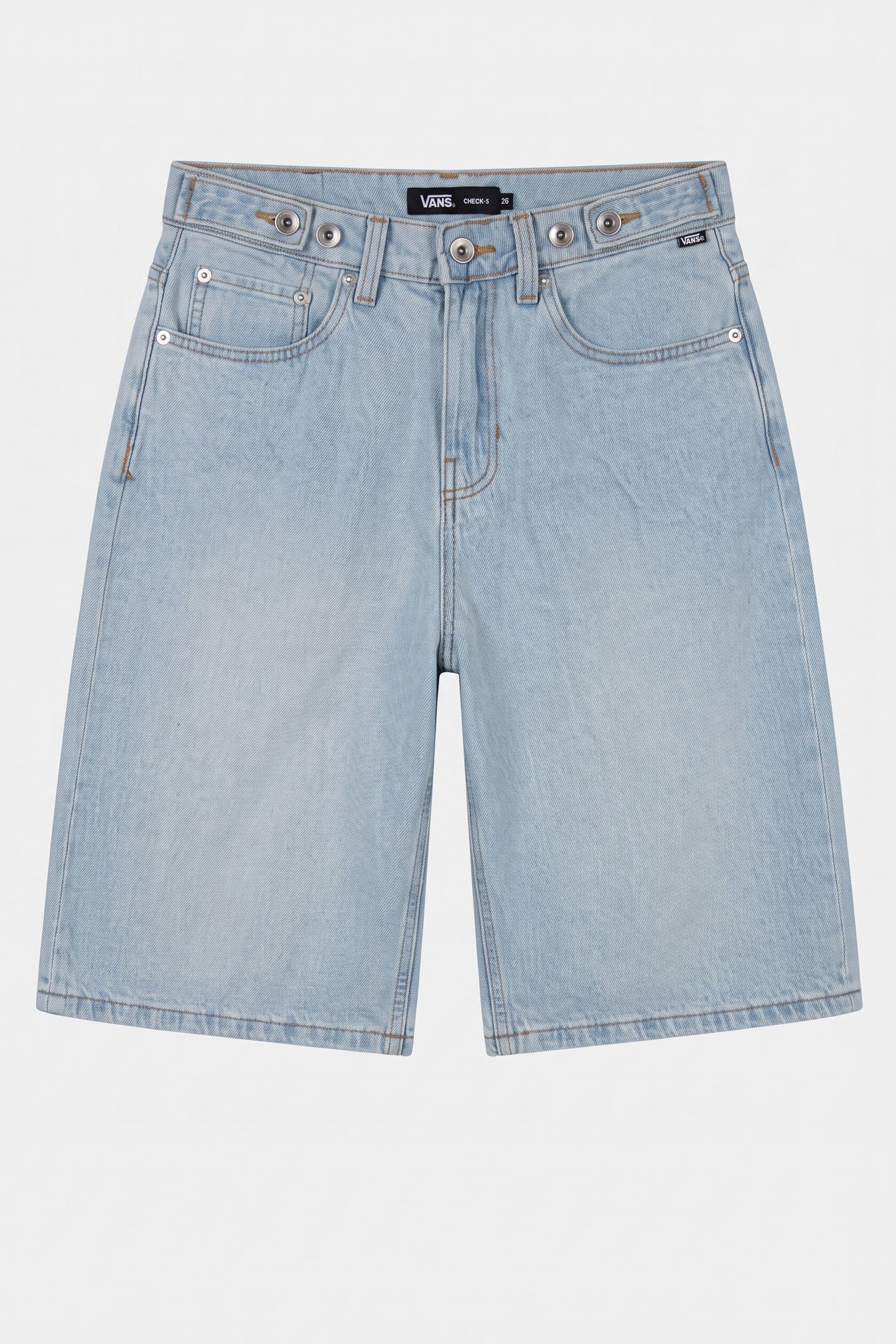 CINCHED CHECK 5 BAGGY SHORTS GREY 3