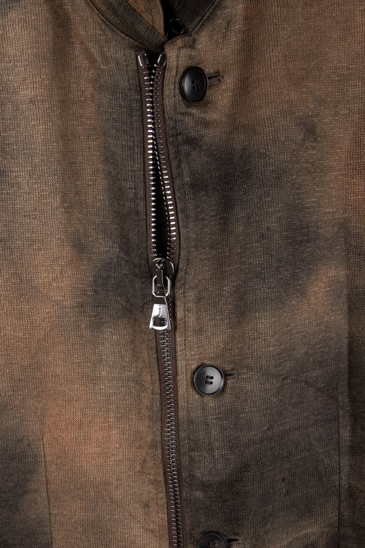 SLIM FIT ZIP/BTN CLOSURE CLAY BROWN 6