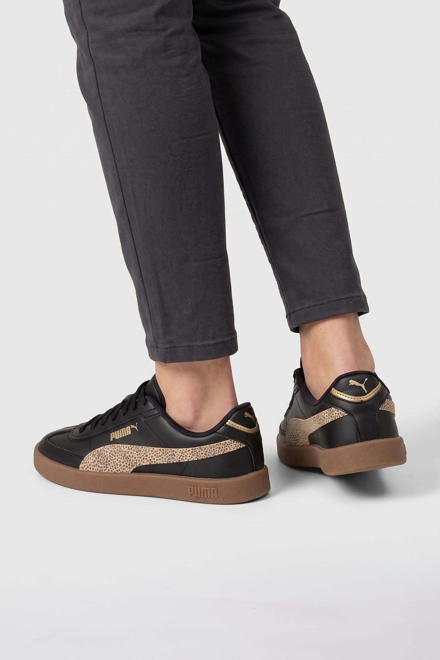 PUMA CLUB II ERA TOPCAT BLACK-TOASTED ALMOND 2