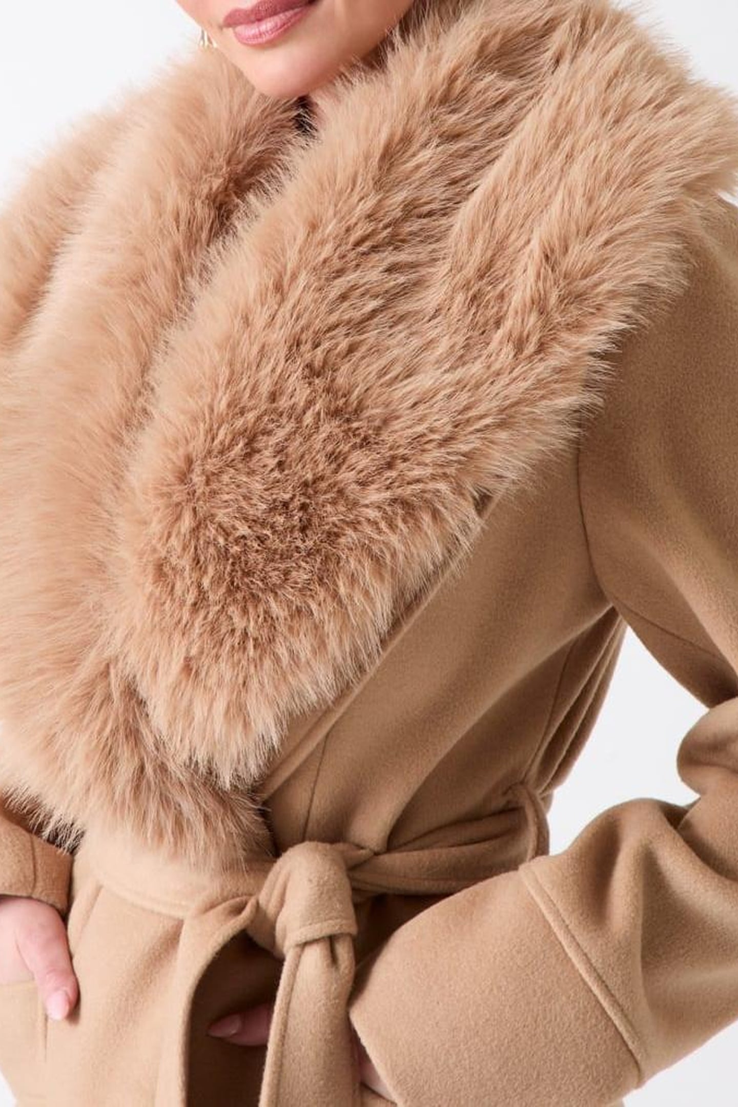 CHARLIZE PLAID COAT HERB TAN MULTI 9