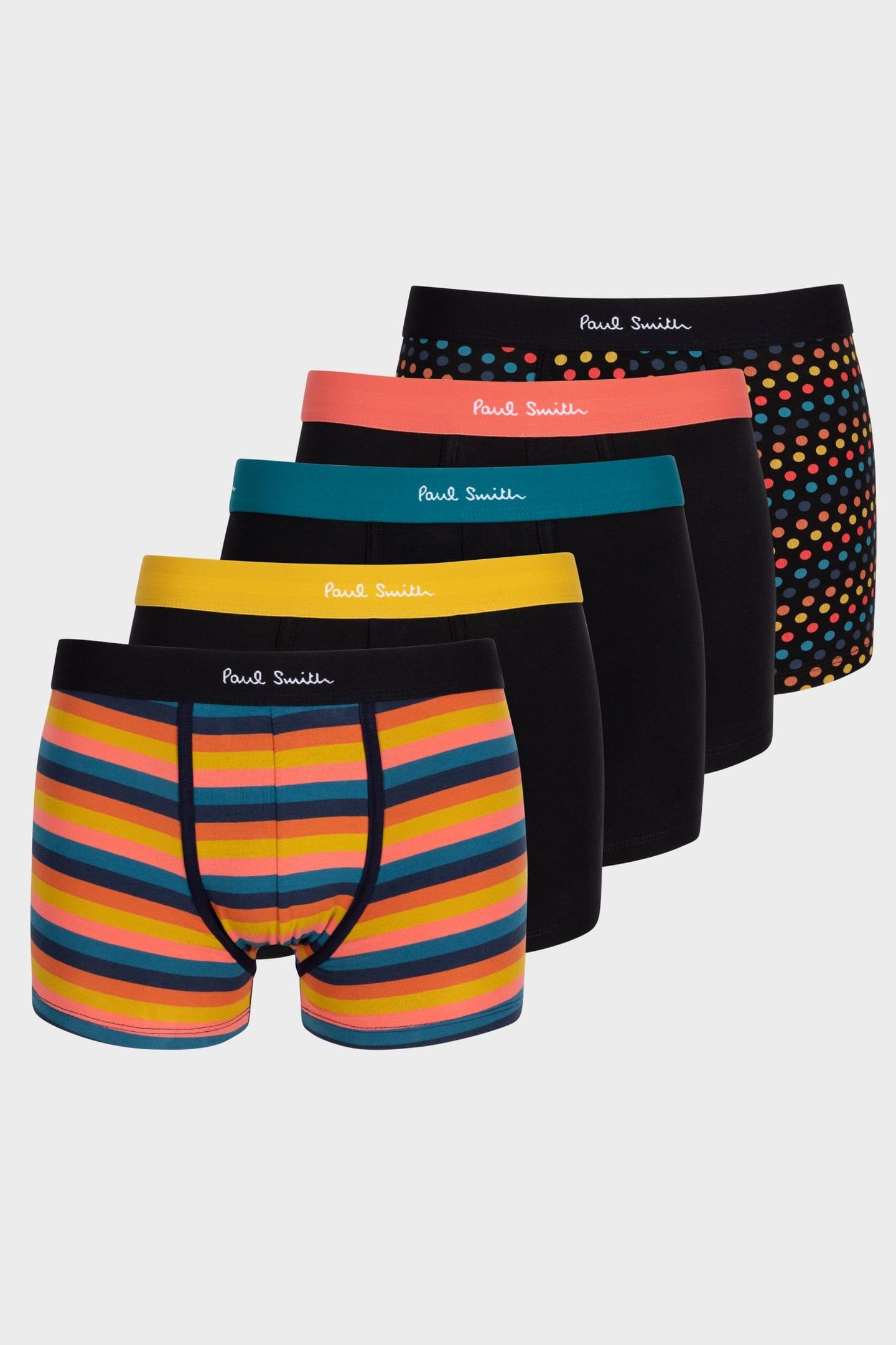 MEN TRUNK 5 PACK WHITE 1