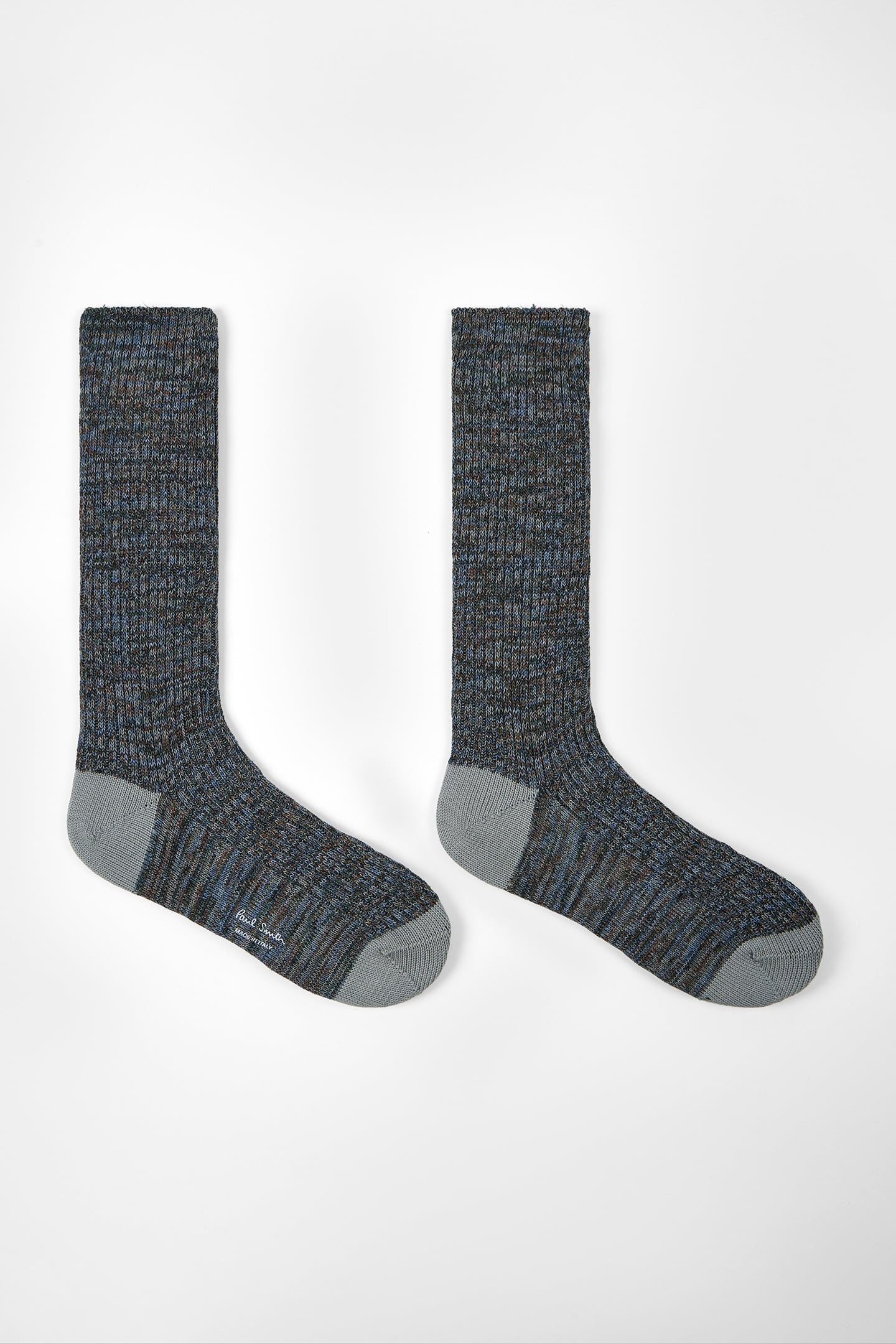 MEN SOCK HECTOR CHUNKY SLATE 1