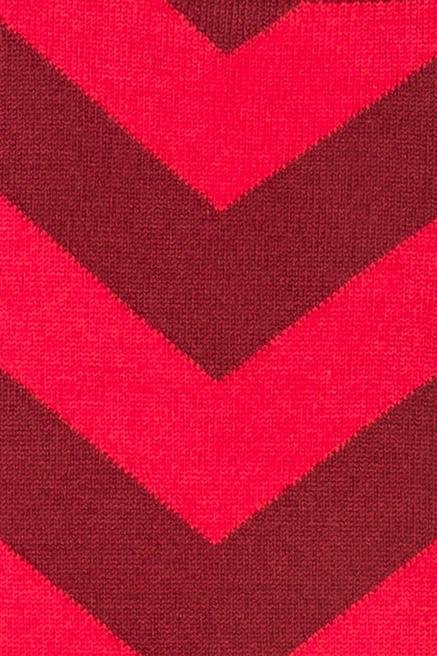 MEN SOCK DOUGLAS STRIPE RED 3