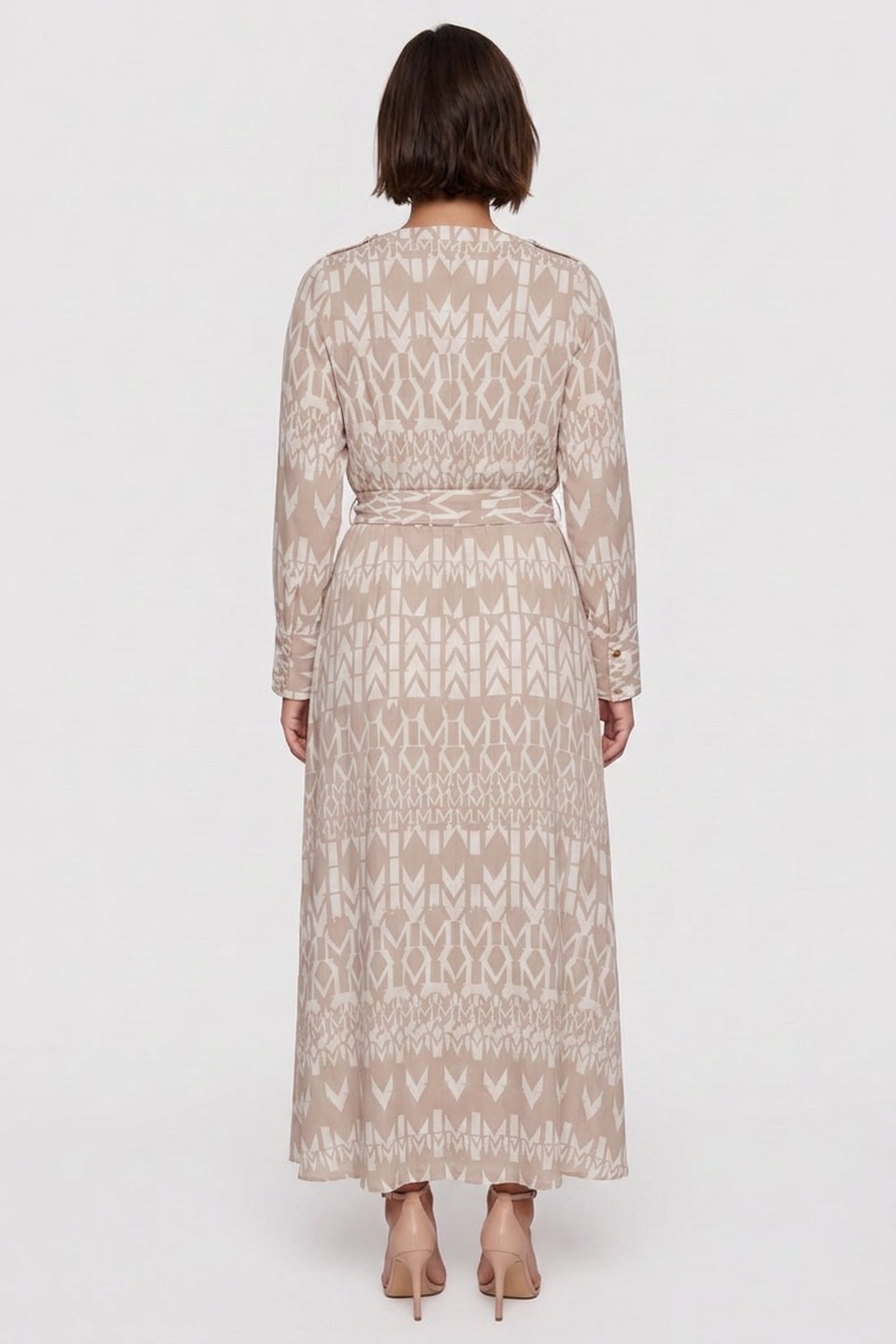 BRITNEY LS LONG DRES GEOMETRIC MONOGRAM B 2
