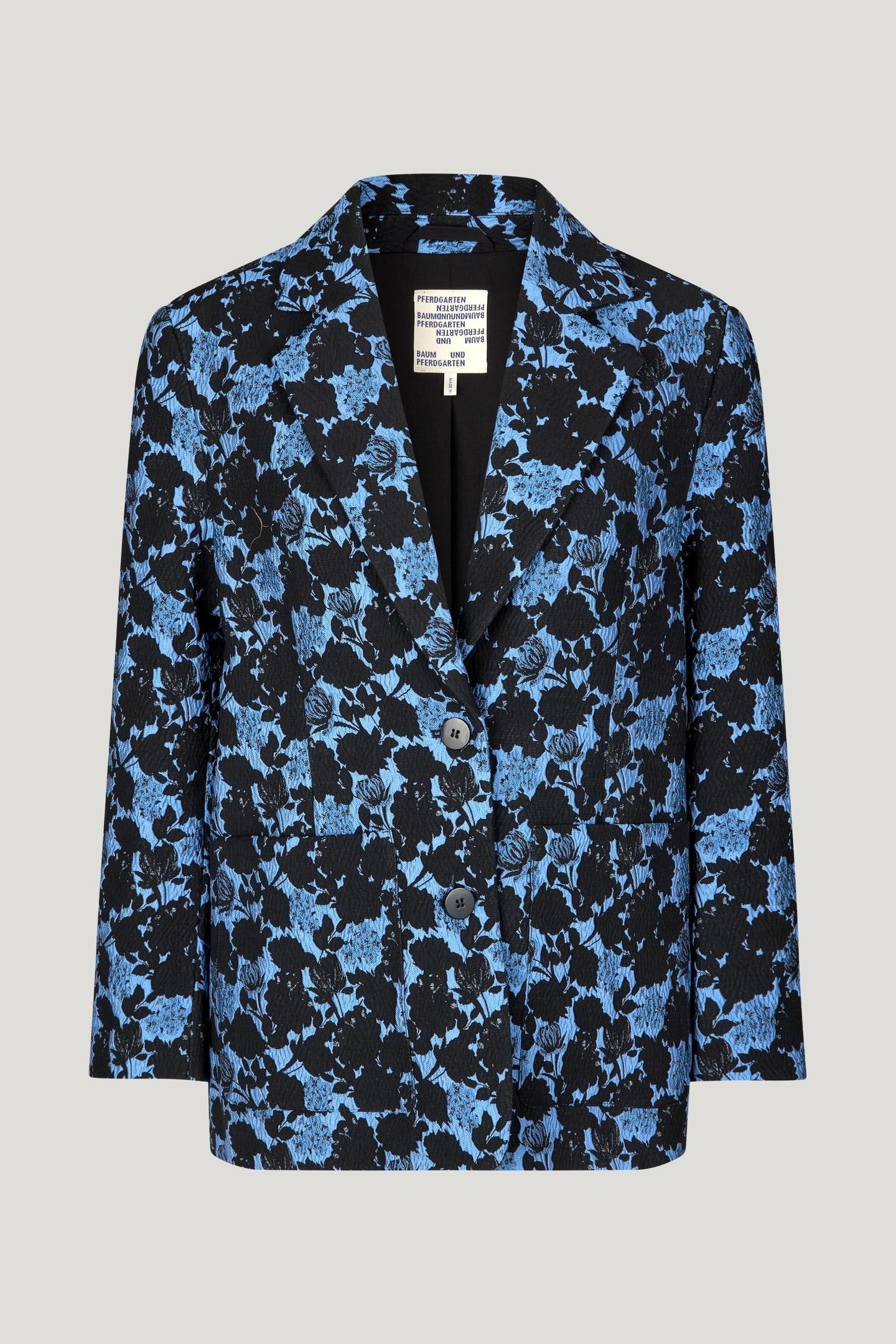 BIA JACKET BLUE FLOWER JACQUARD 3