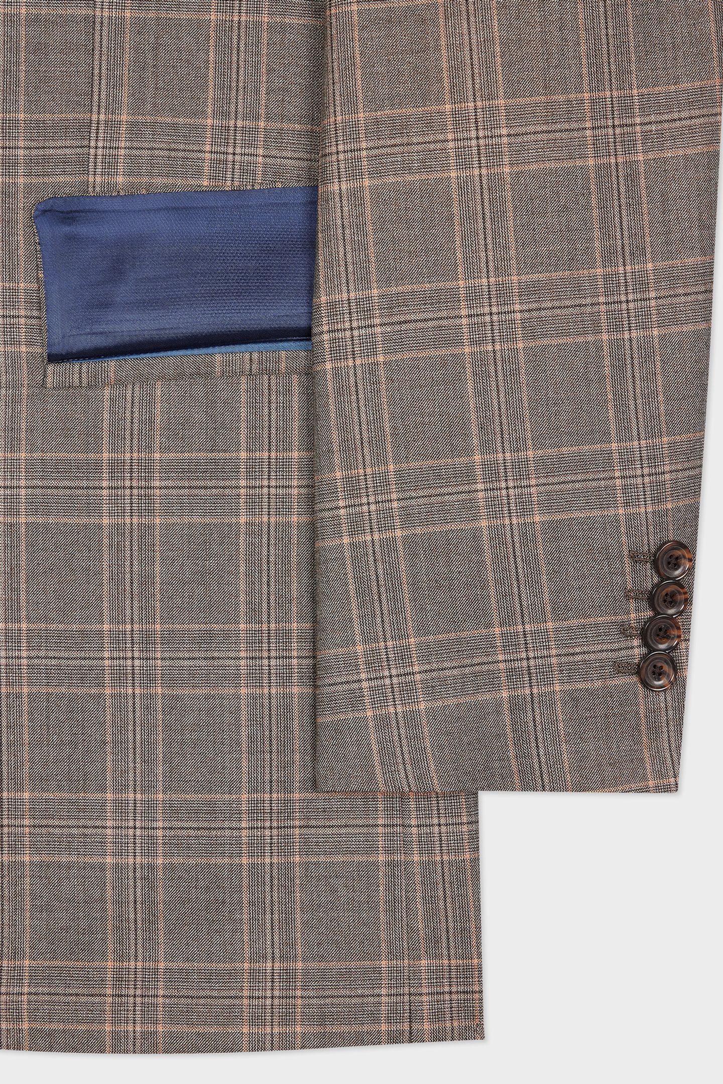 MENS TAILORED FIT 2 BUTTON SUIT CAMEL 8