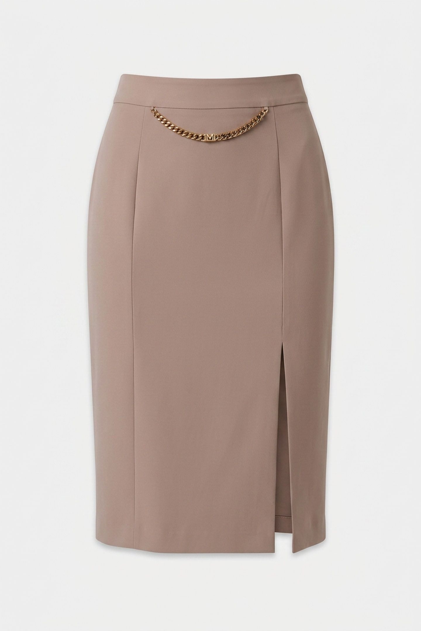 ELLA W/CHAIN MIDI SK BUFF TAUPE 3