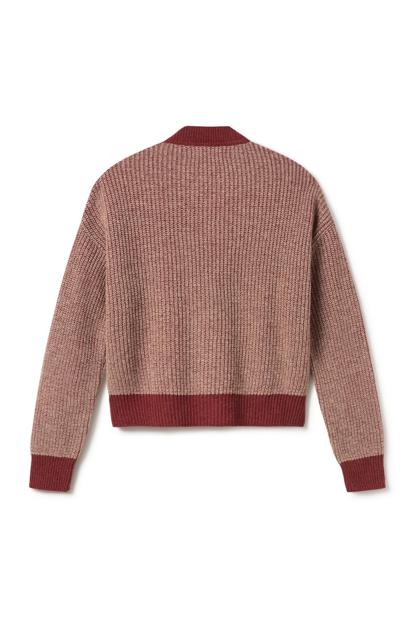 FILICUDI KNIT BICOLOUR SMOKE RED 2