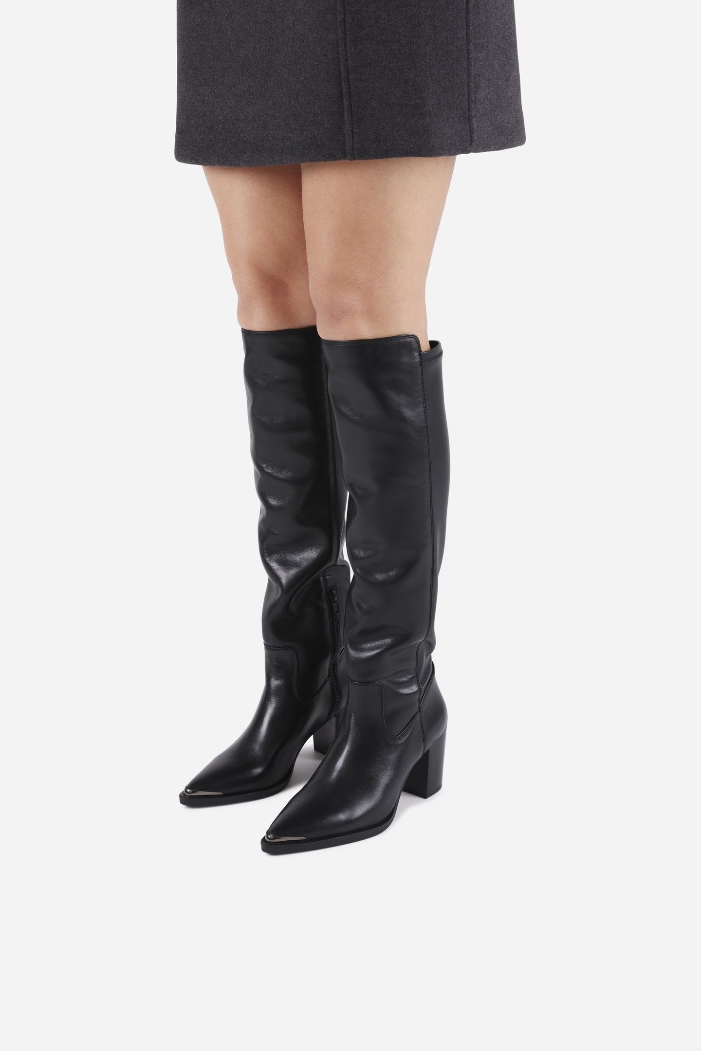 AMERICANA-LOW HIGH BOOT BLACK 2