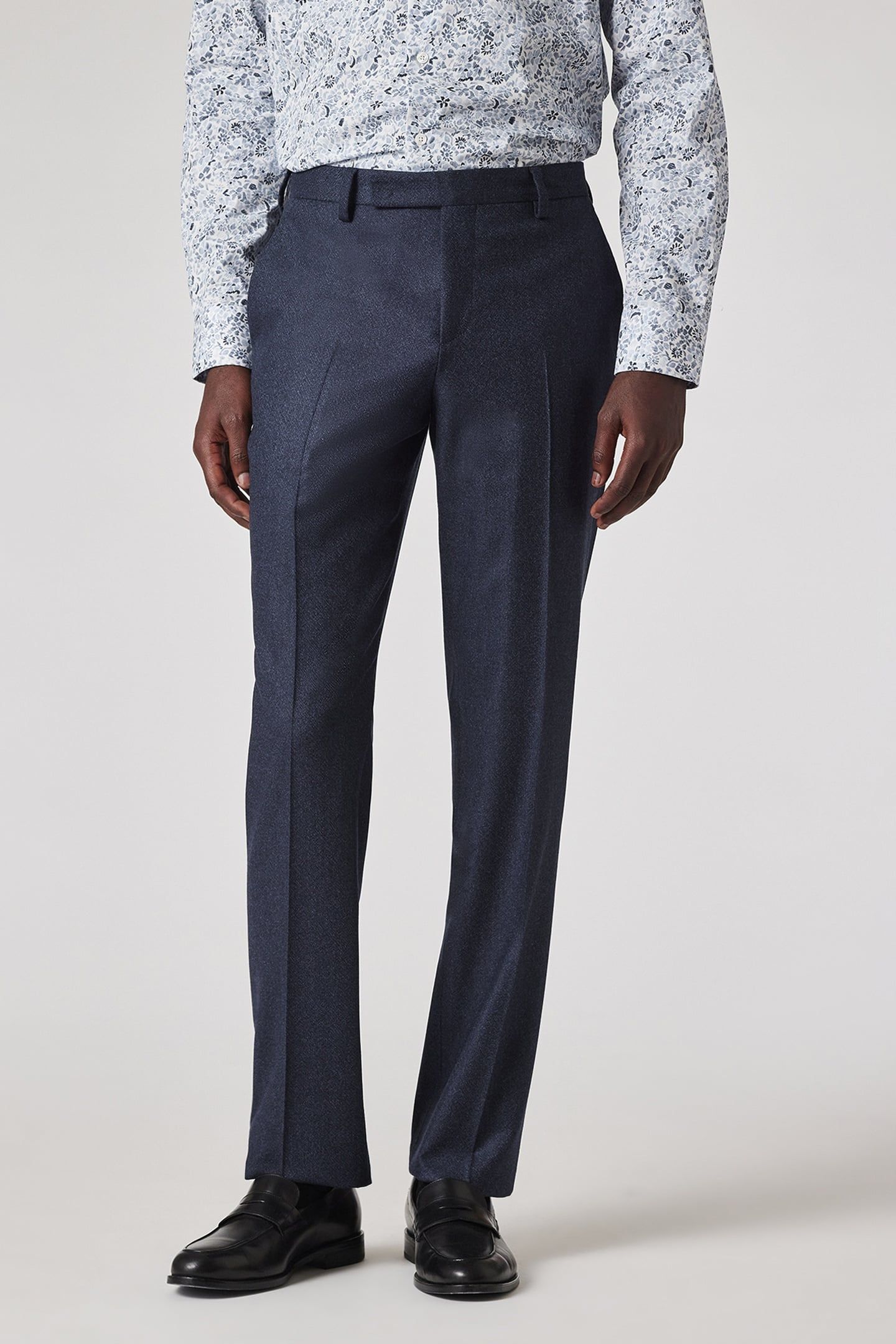 MENS TAILORED FIT 3PC 2 BUTTON SUIT NAVY 2