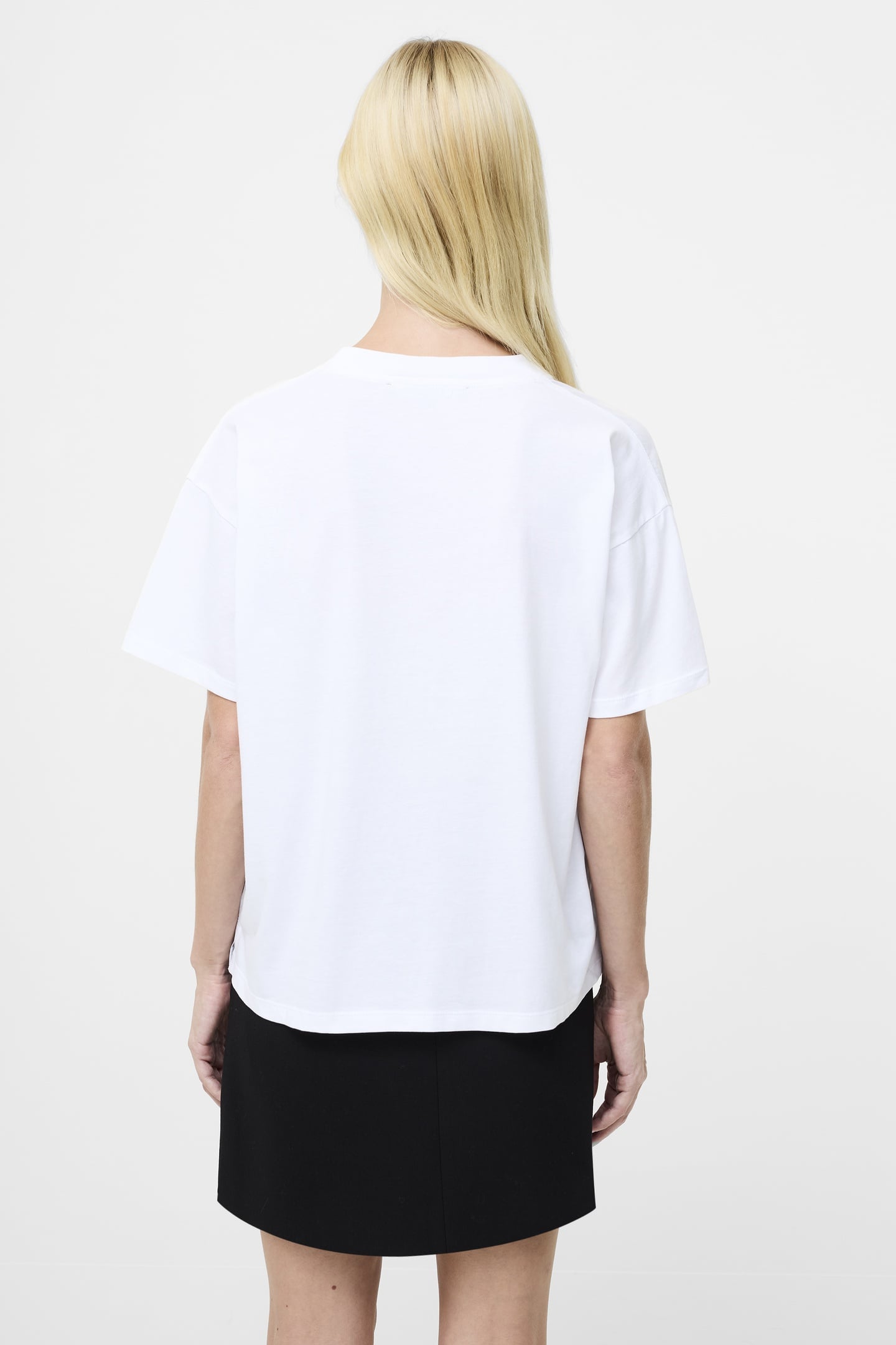 PEARL HOTFIX BOW S/S TEE LINEN WHITE 2