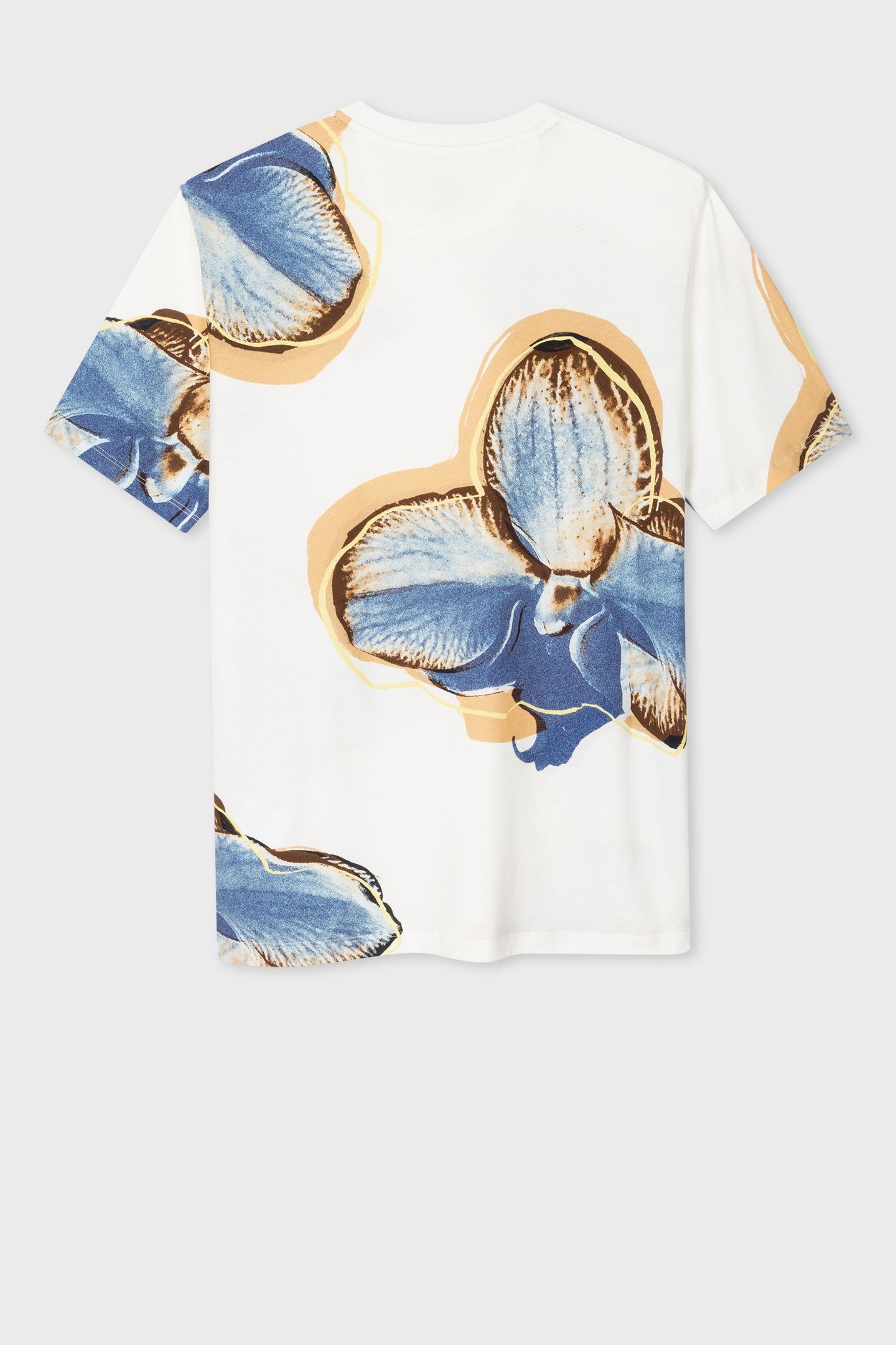 MENS ORCHID PRINT TSHIRT WHITE 6