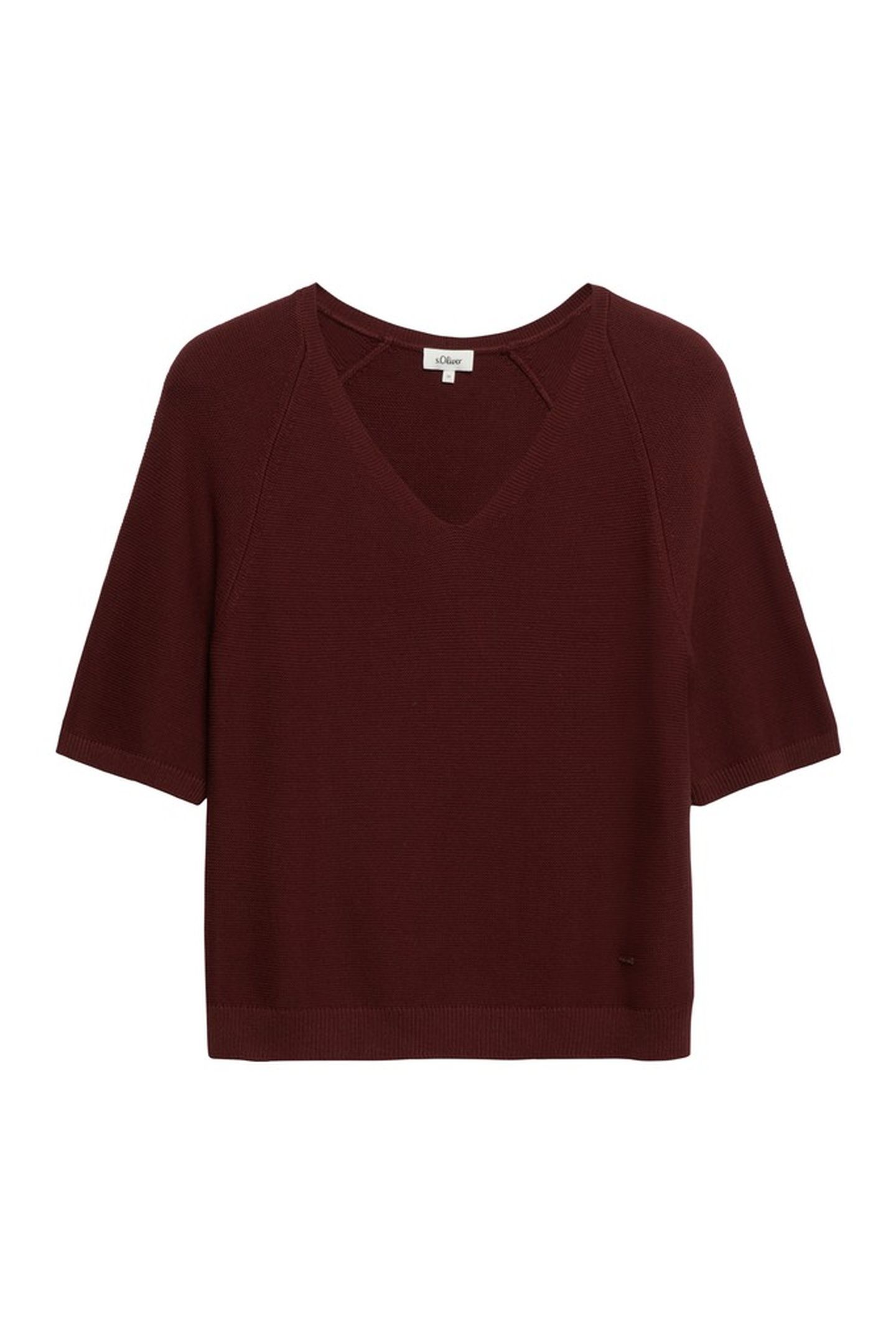 S.OLIVER PULLOVER BURGUNDY 4
