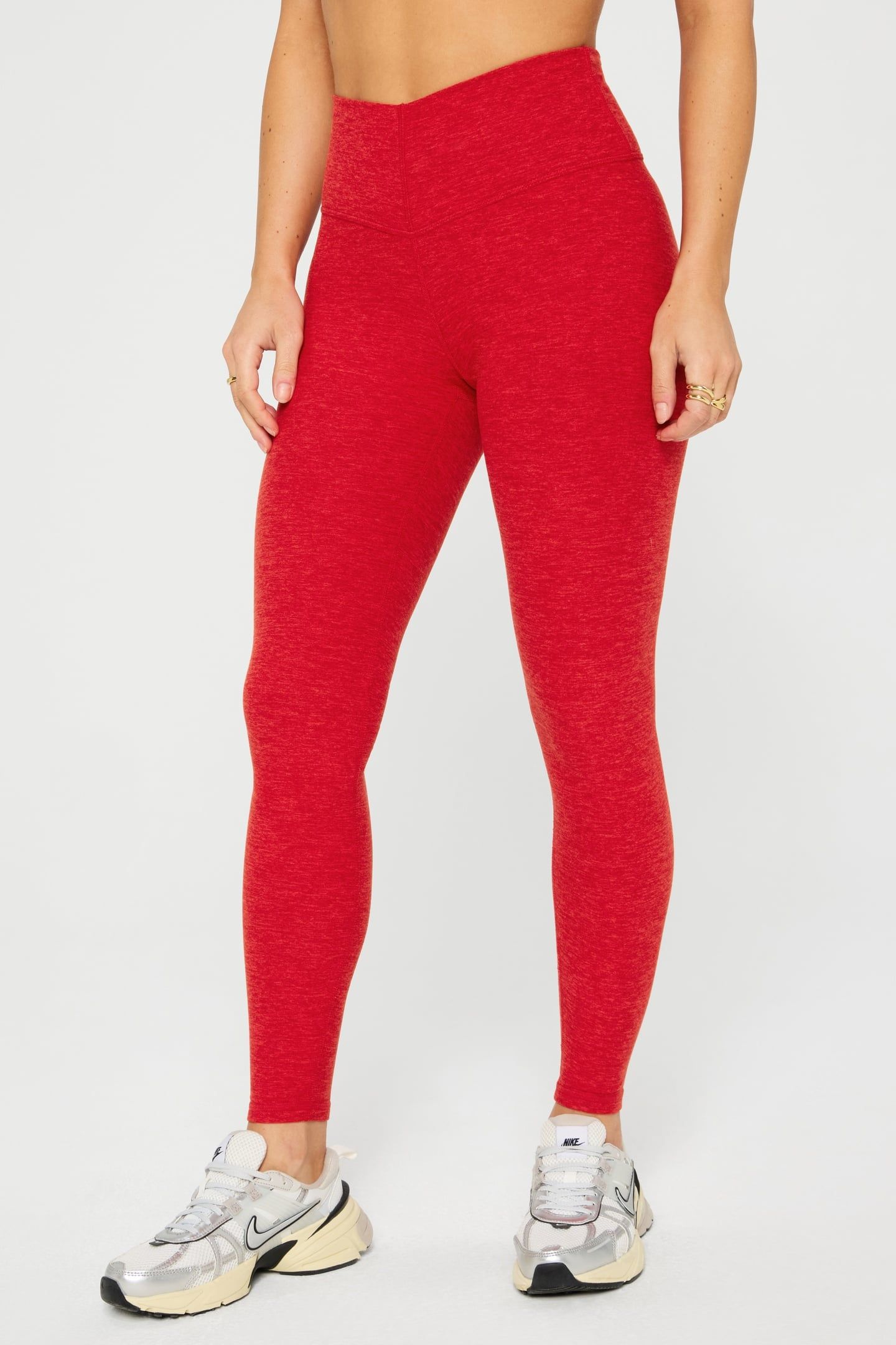 HEATHERFLEX HIGH-WAISTED LEGGING HOLLY BERRY HEATHER 2