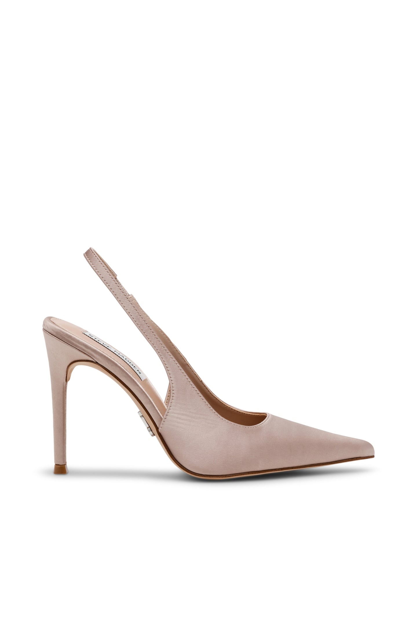 REYES PUMPS TAUPE SATIN 1