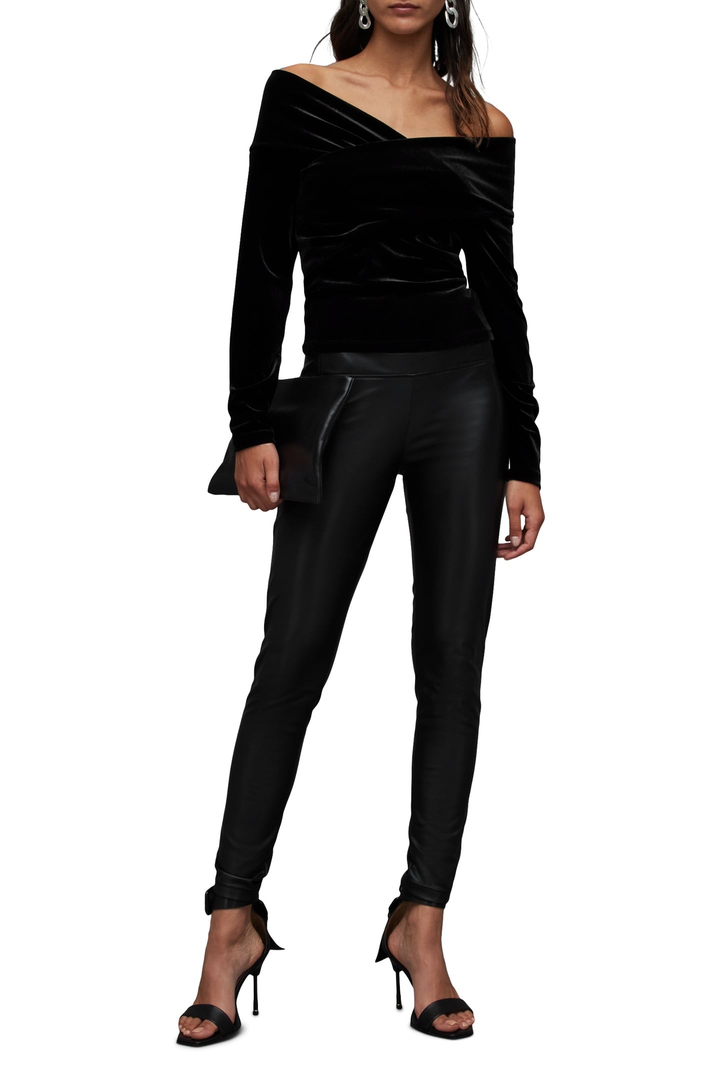 DELTA VELVET TOP BLACK 5