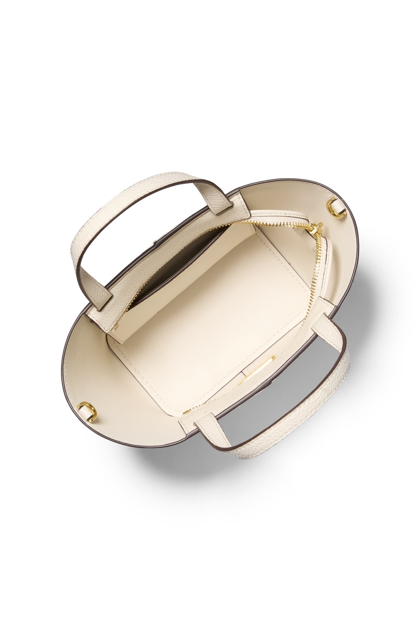 SMALL TOP ZIP CROSSBODY VAN/CREAM 3