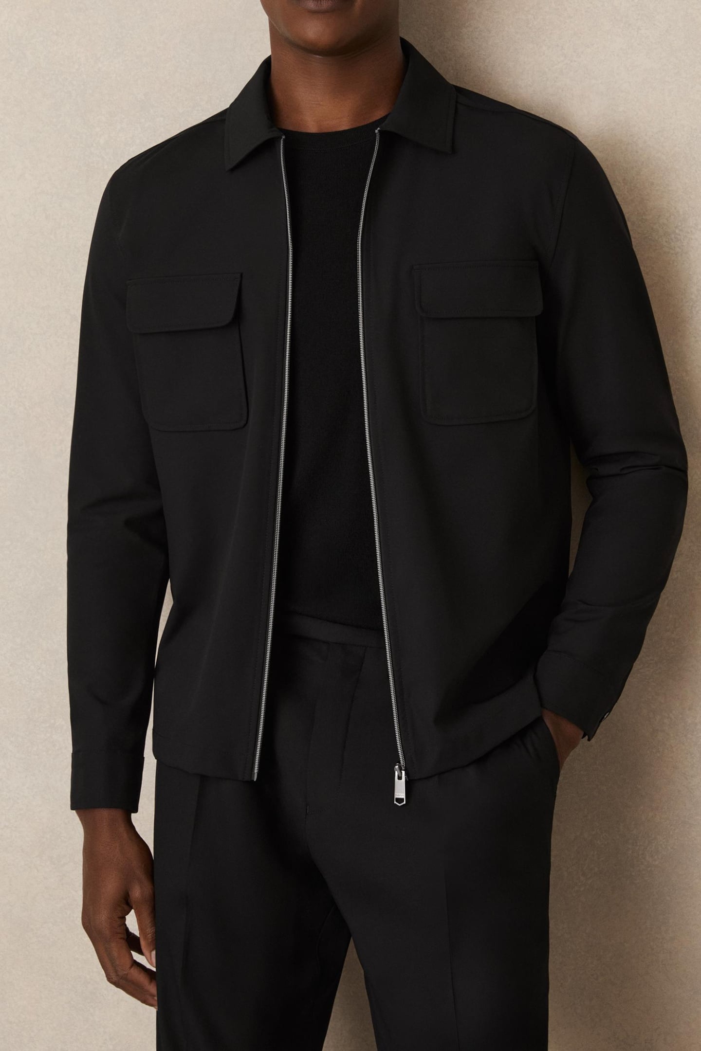 TECHNICAL OVERSHIRT BLACK 2