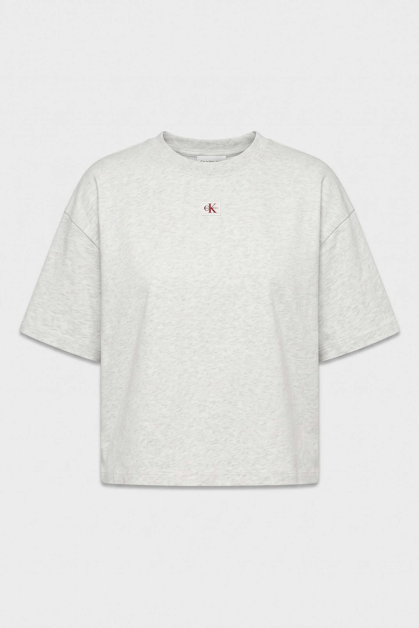 SHORT SLEEVE HERITAGE LABEL OVERSHIRT LIGHT GREY HEATHER 3