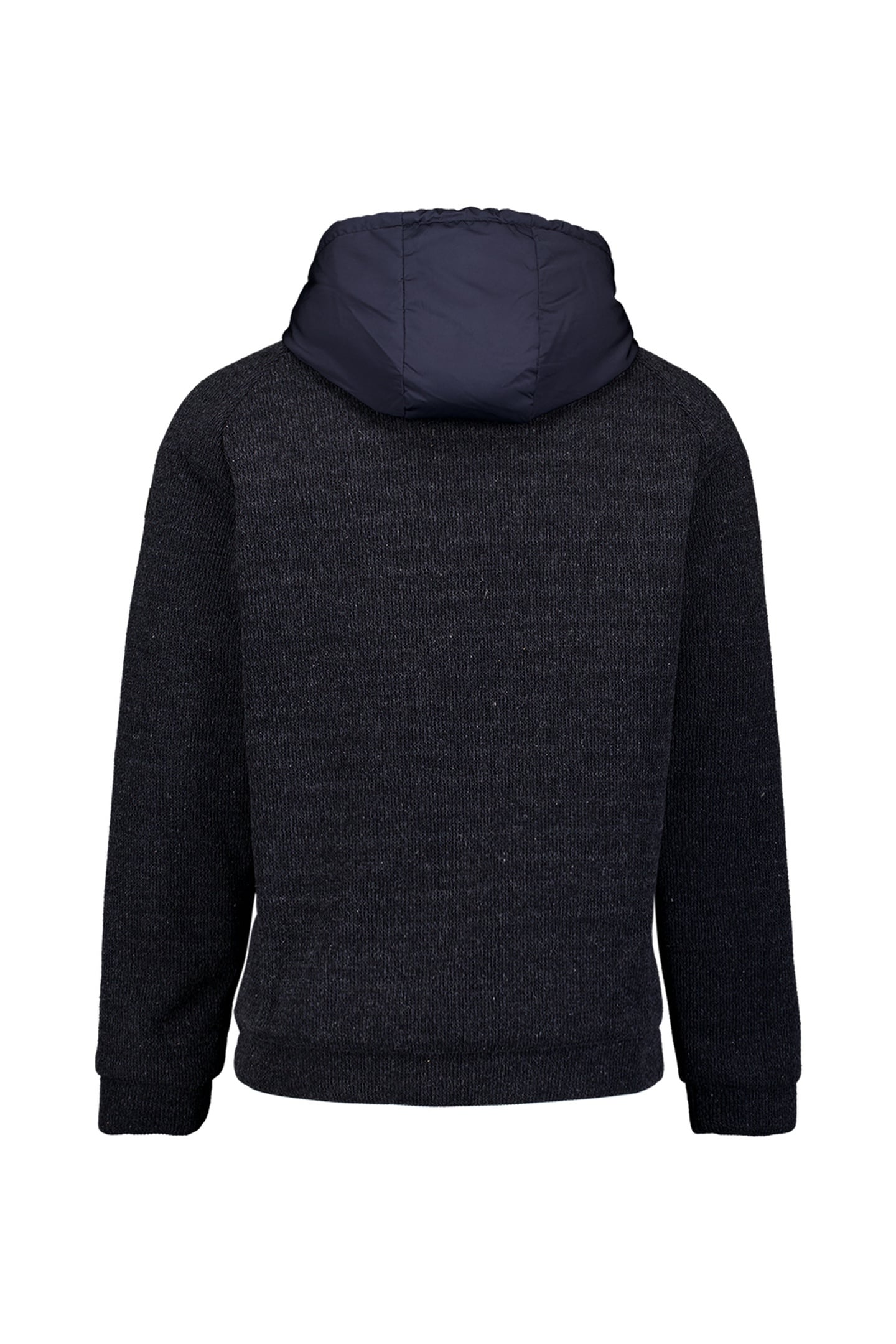 JACKET SHORT FIT PUFFER KNITTED MIX DARK NIGHT 2