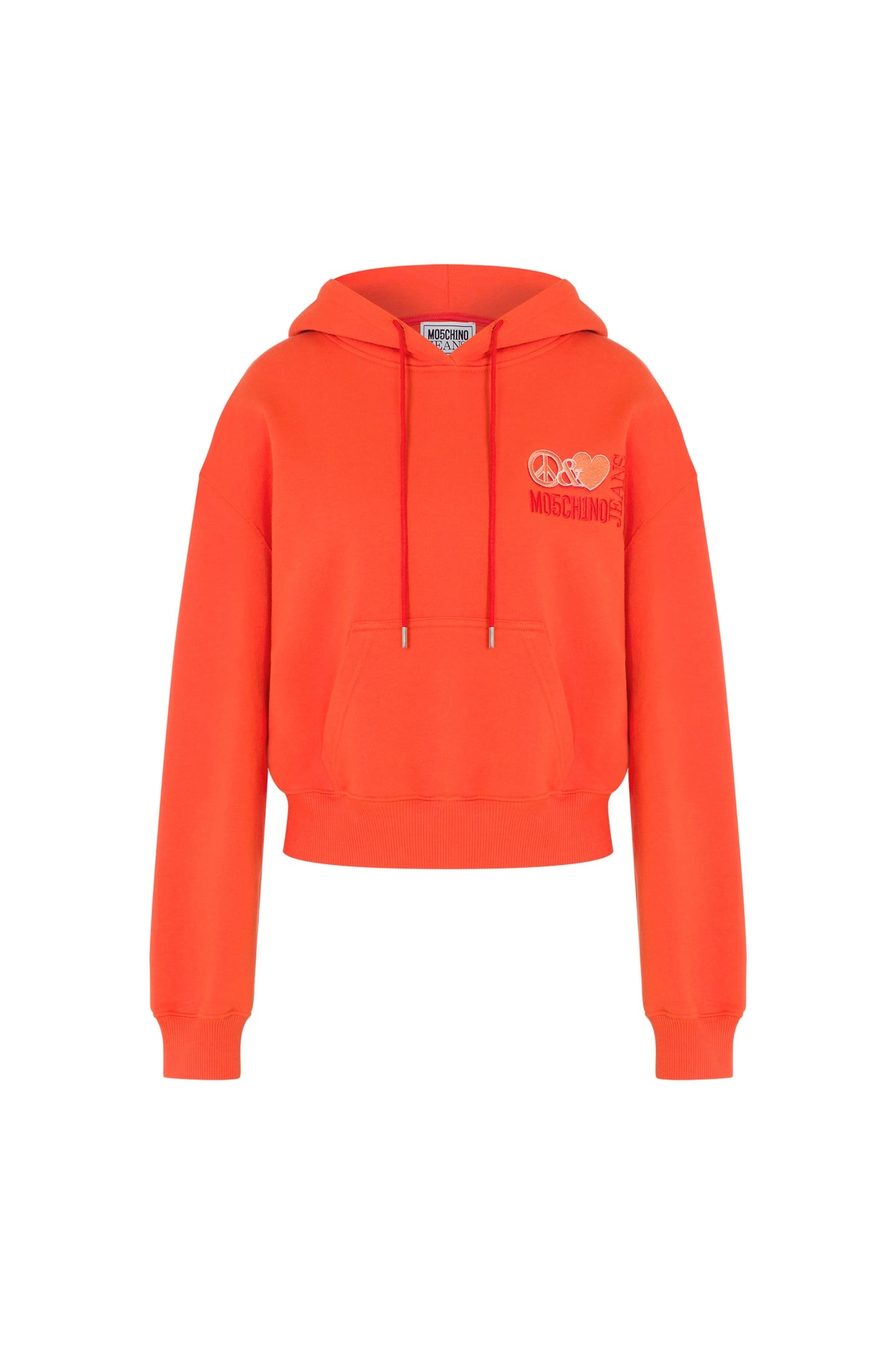 PEACE & LOVE HOODIE ORANGE 3