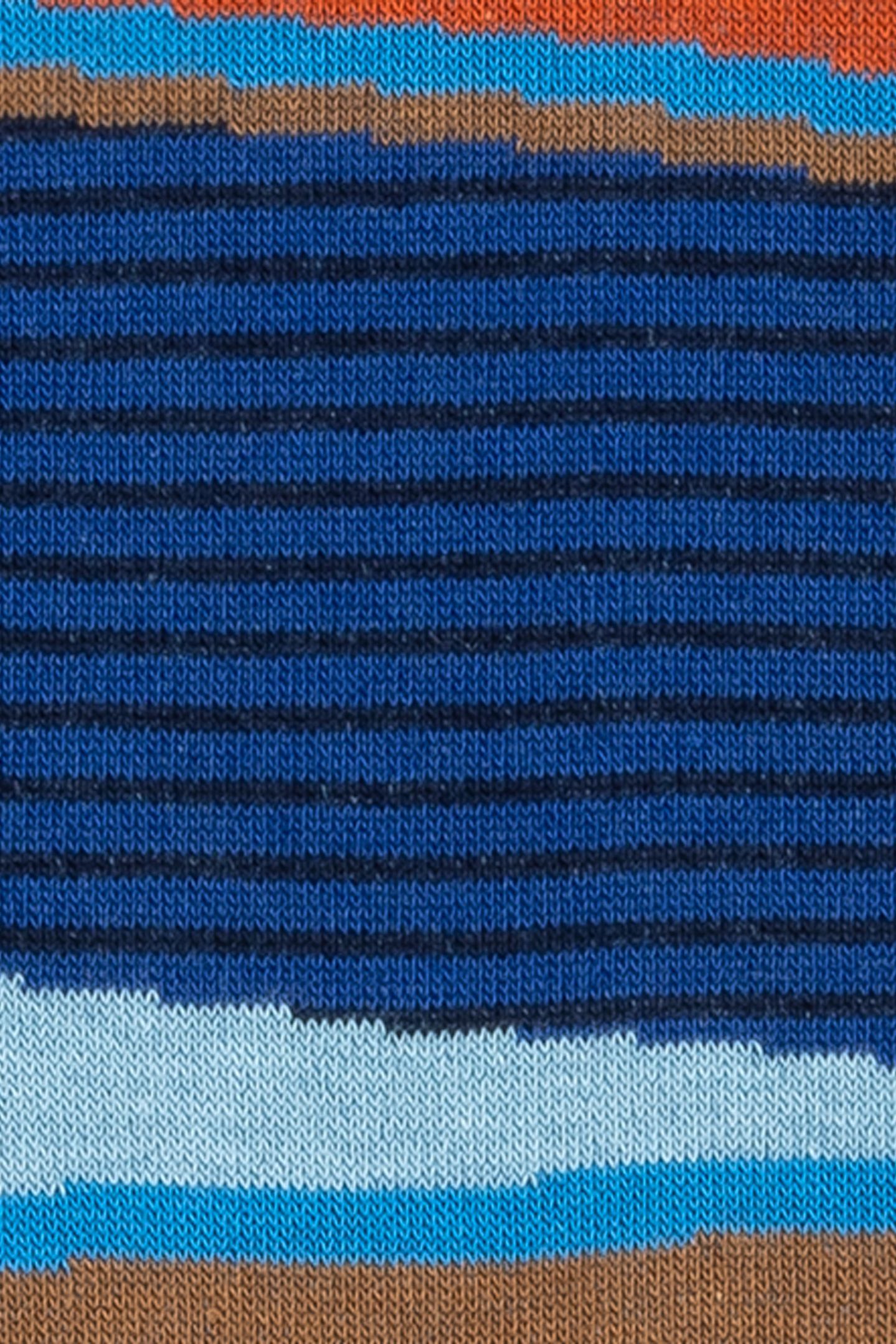 MEN SOCK ELI STRIPE NAVY 5