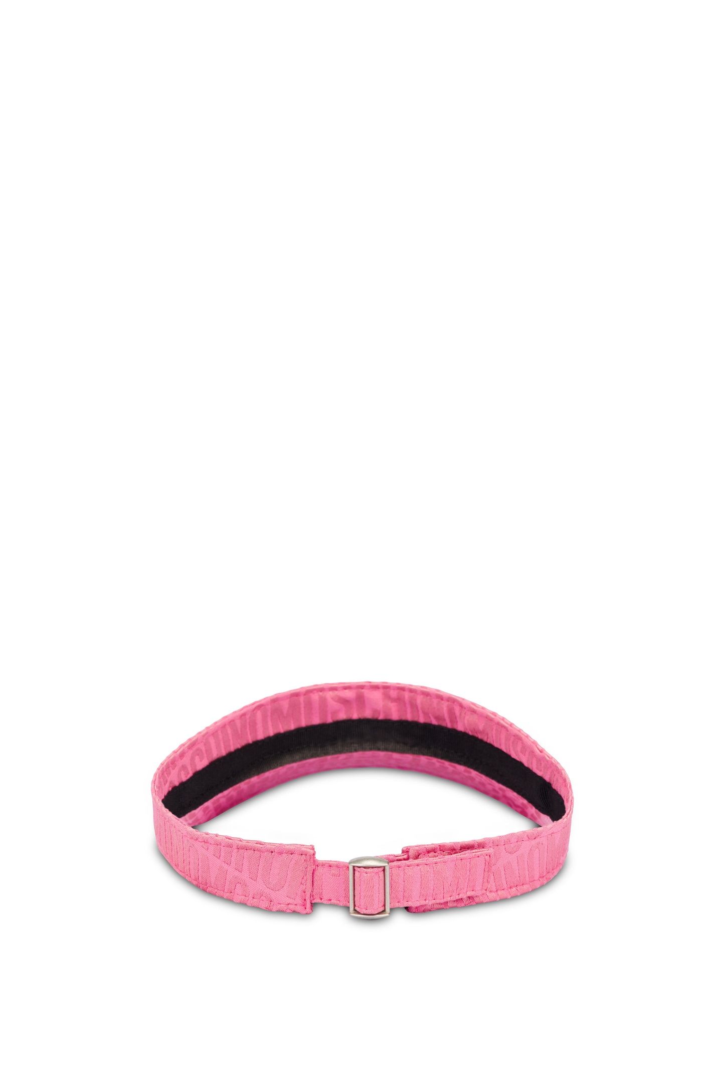 ALLOVER LOGO NYLON VISOR PINK 2
