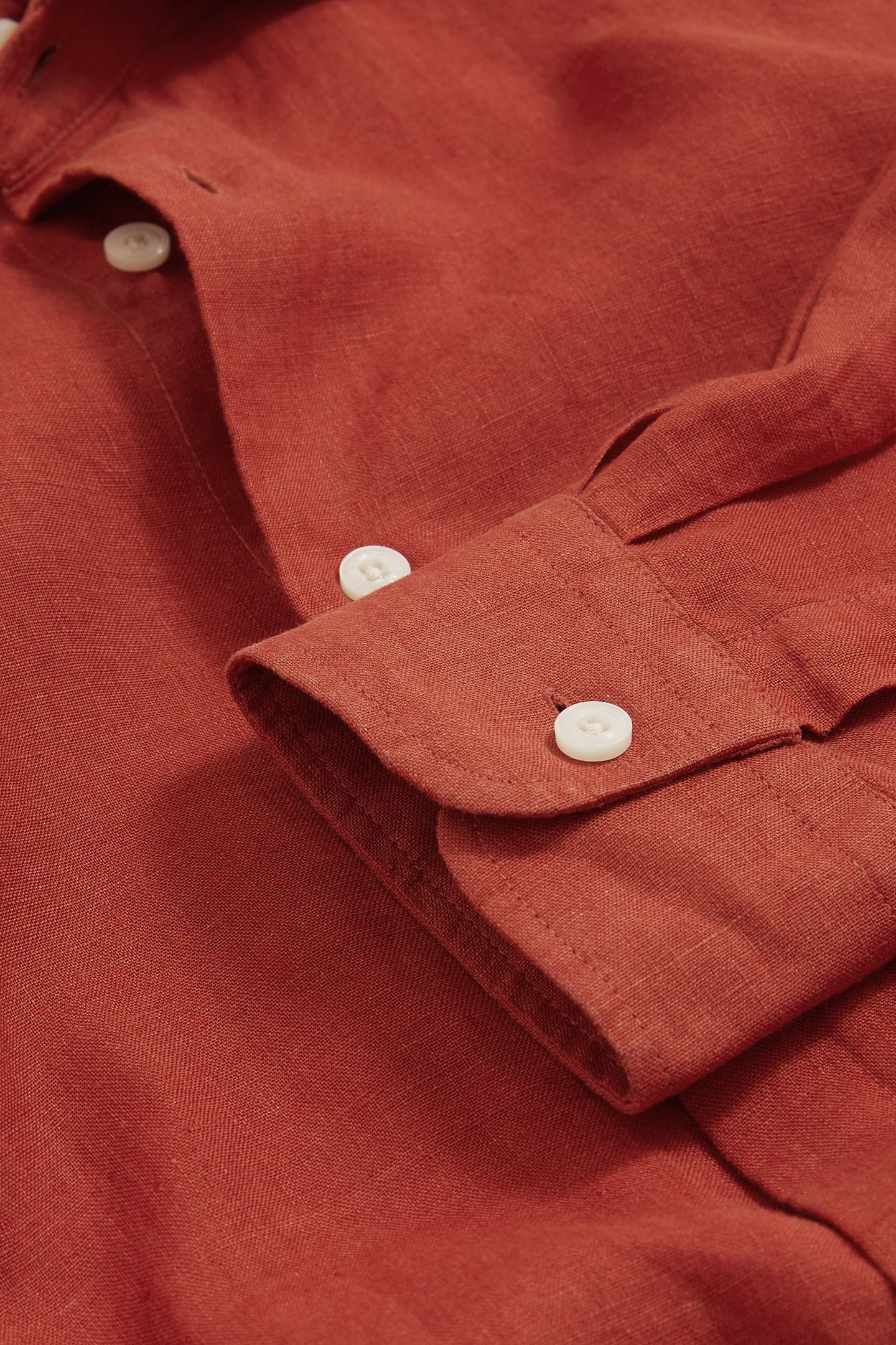 LS LINEN SHIRT PAPRIKA RED 5