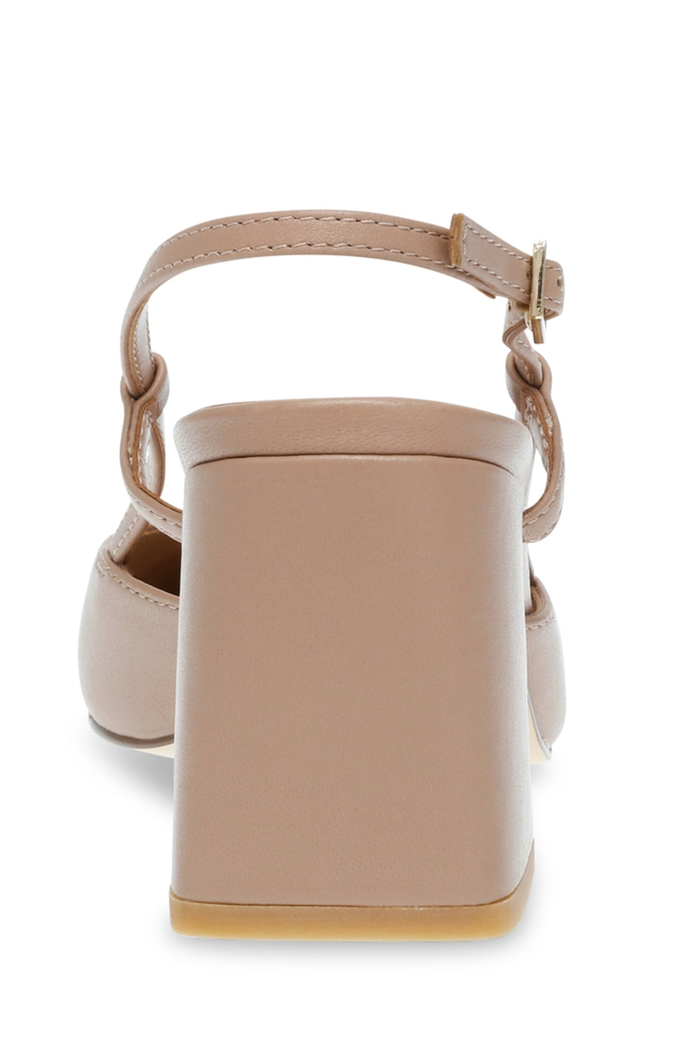 ZEINA PUMPS TAN/BLACK LEATHER 3