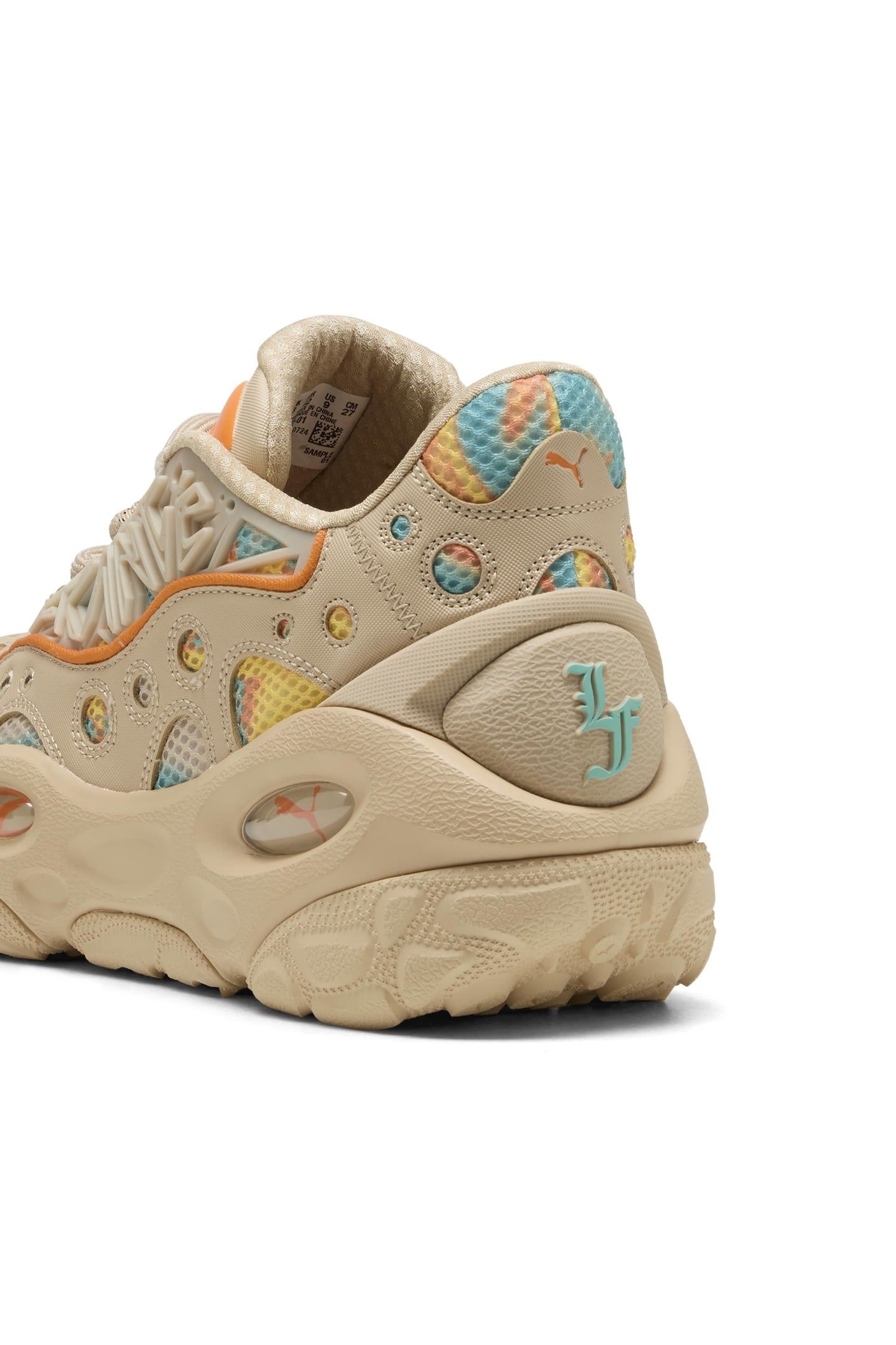 UNISEX LA FRANCÉ RNR LIGHT SAND-ORANGE GLO-AQUATIC 2