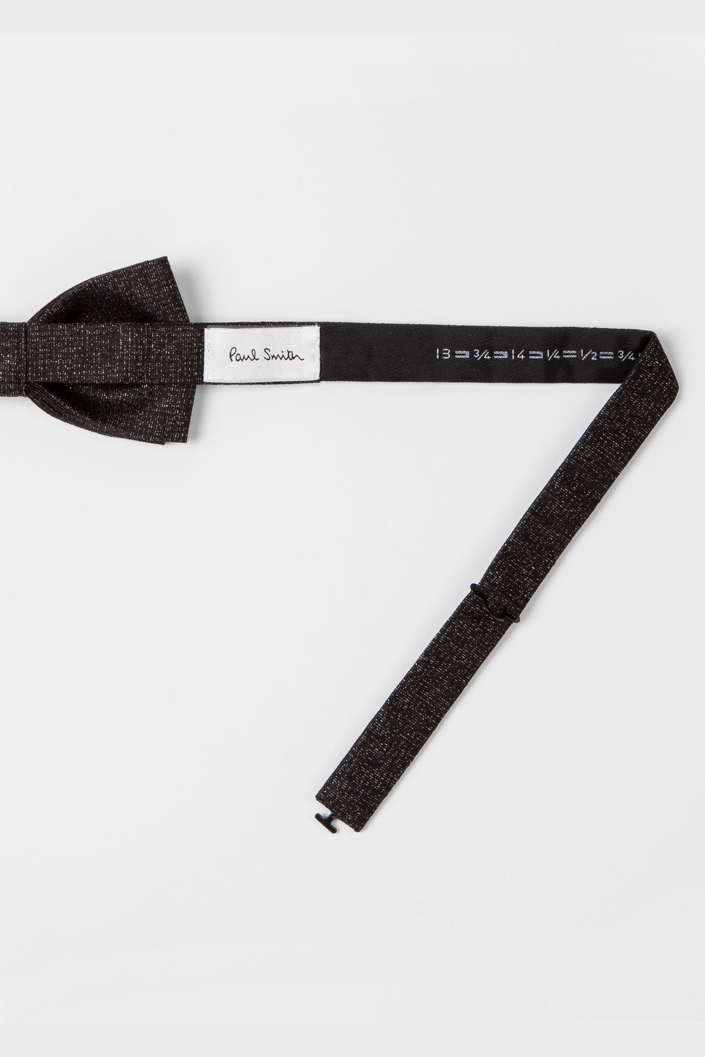 MEN BOW TIE METALLIC BLACK 3