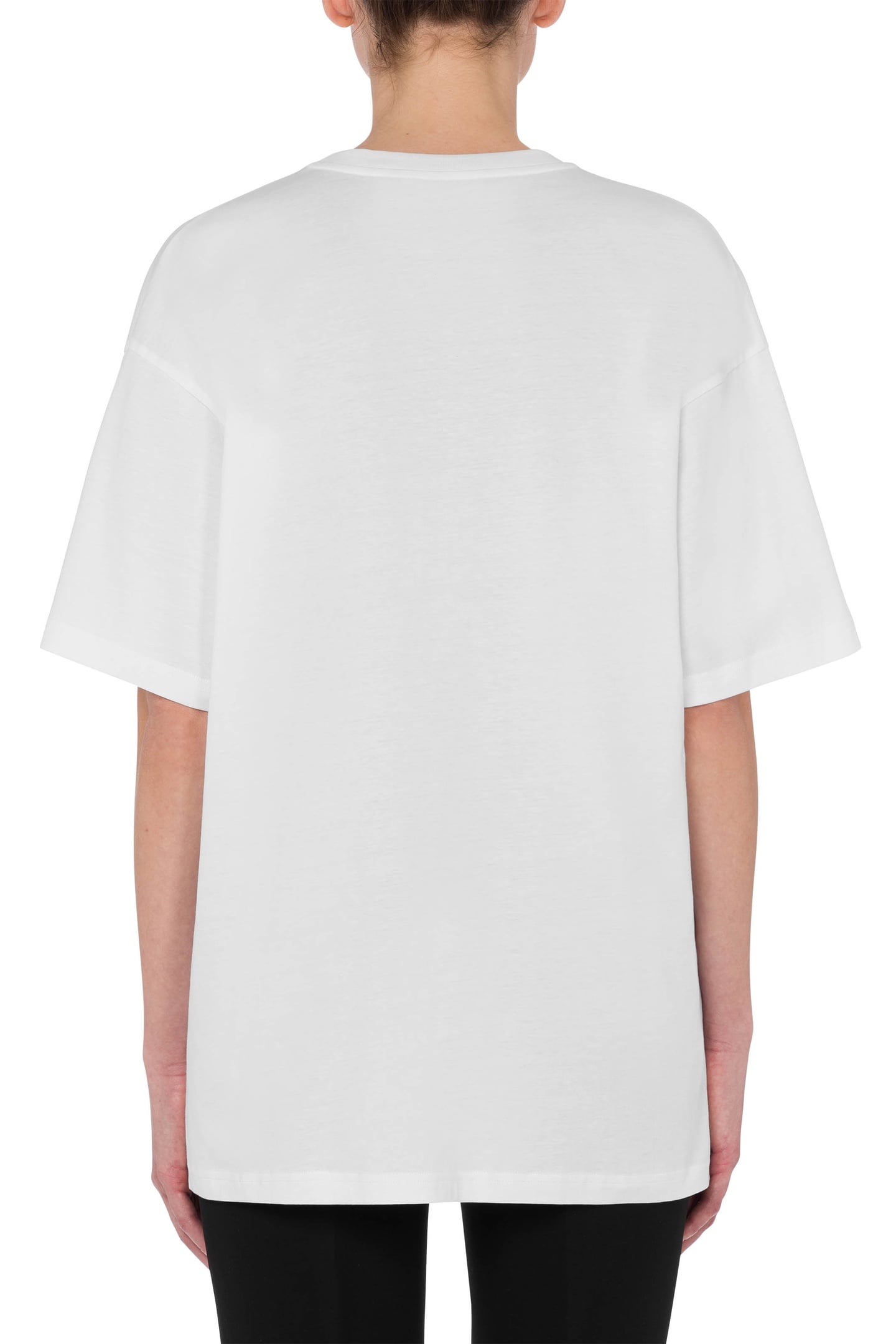 OVERSIZED T-SHIRT IN DOUBLE SMILEY® ORGANIC JERSEY WHITE 2