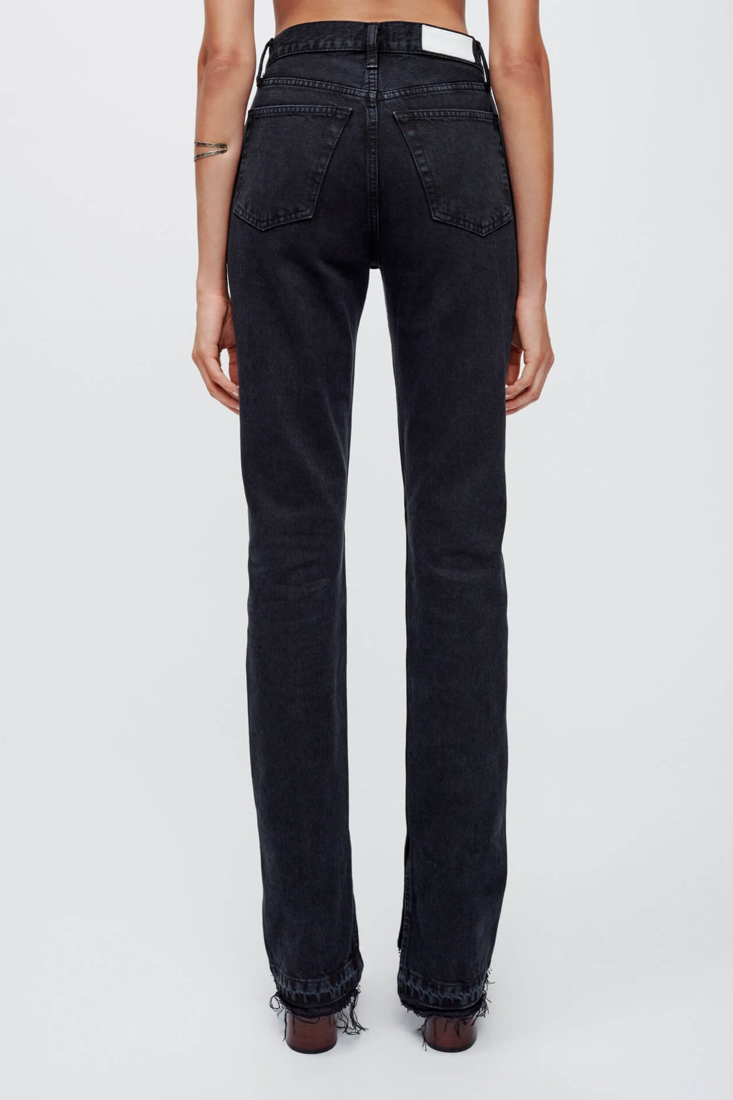 70S HIGH RISE SKINNY BOOT WASHED BLACK 2