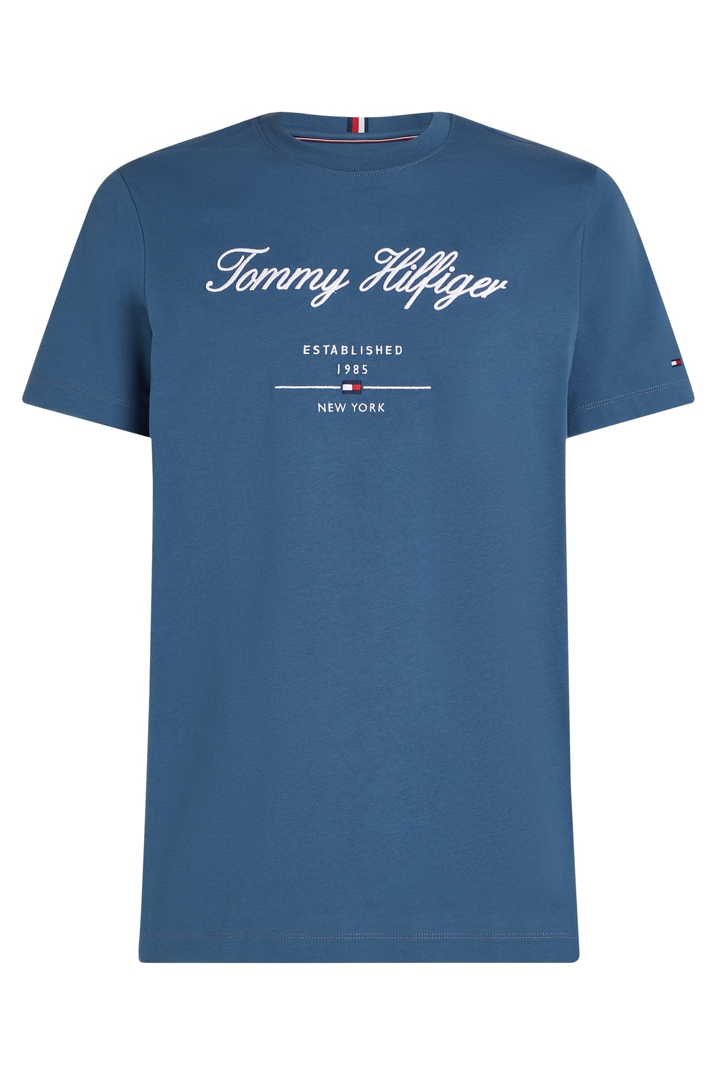 SCRIPT LOGO TEE AEGEAN SEA 5