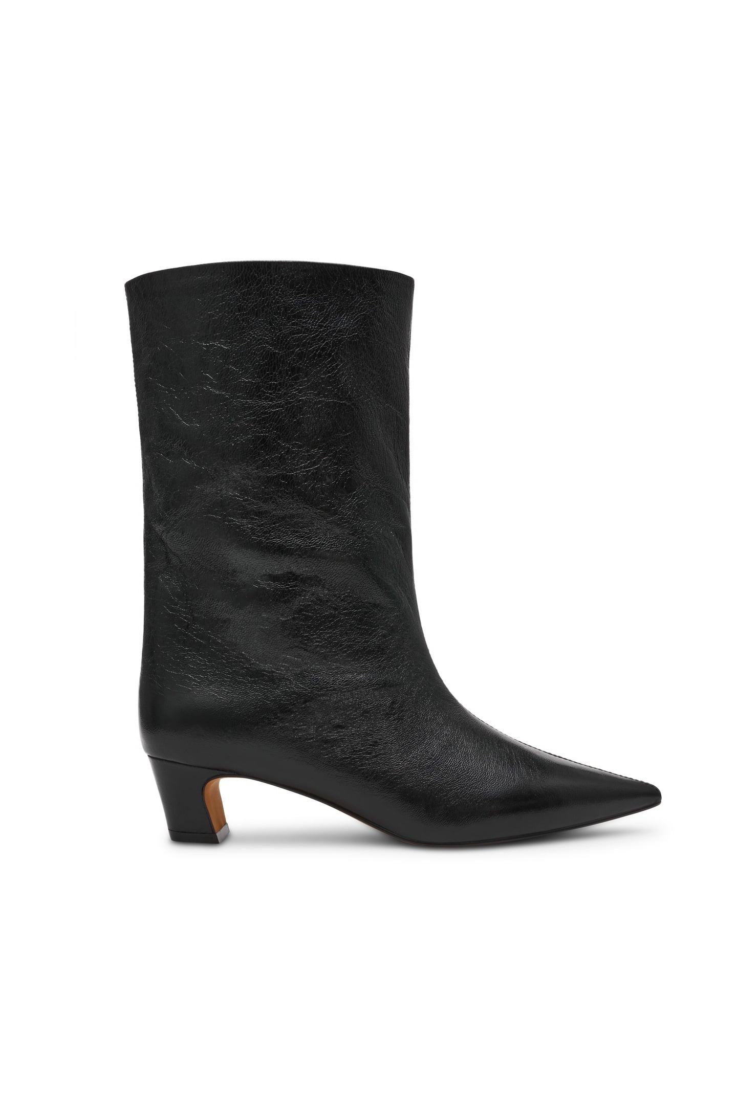 LYTTON BOOTIES BLACK PATENT 1