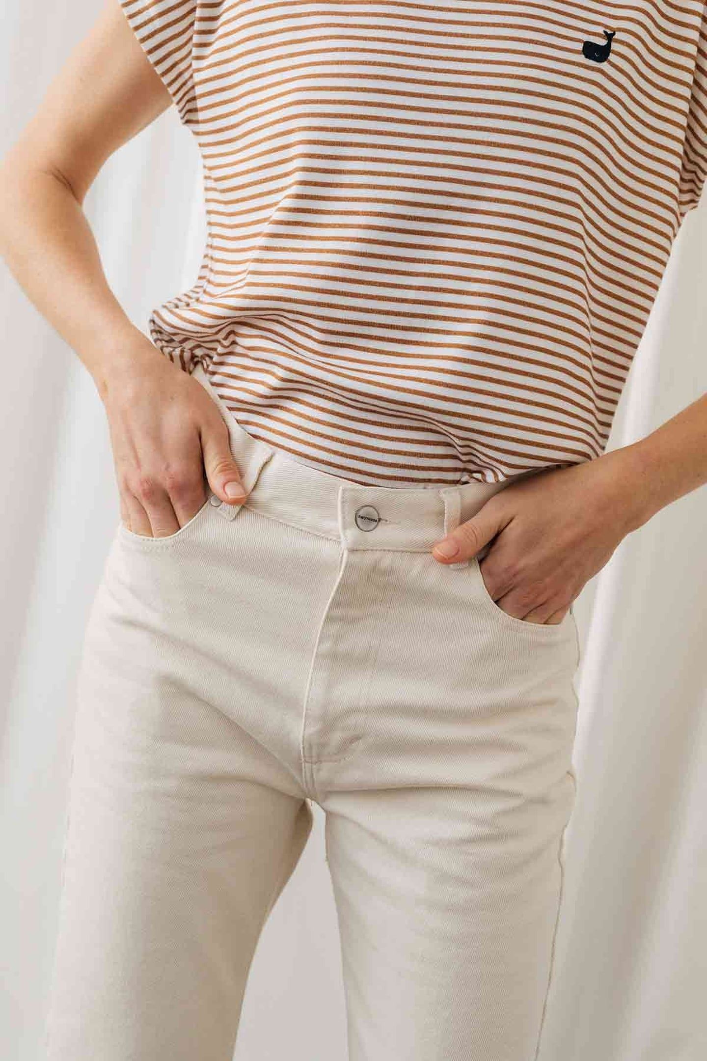 TRALEE PANTS ECRU 5