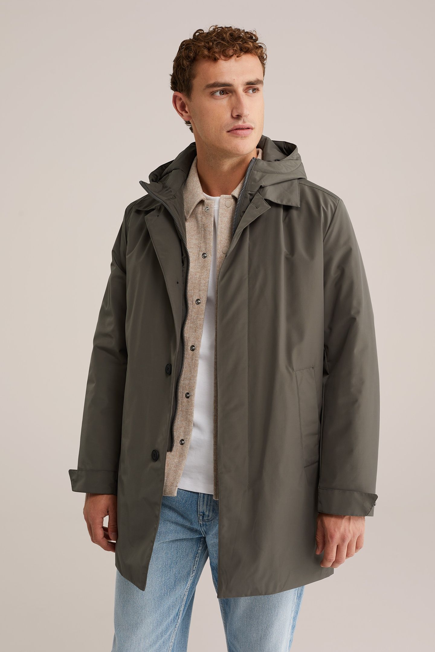 COAT GREYISH GREEN 2