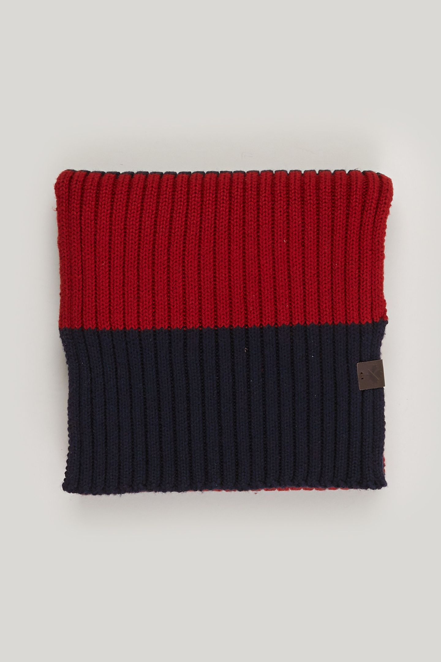 STRIPE RIB SCARF BLUE 2