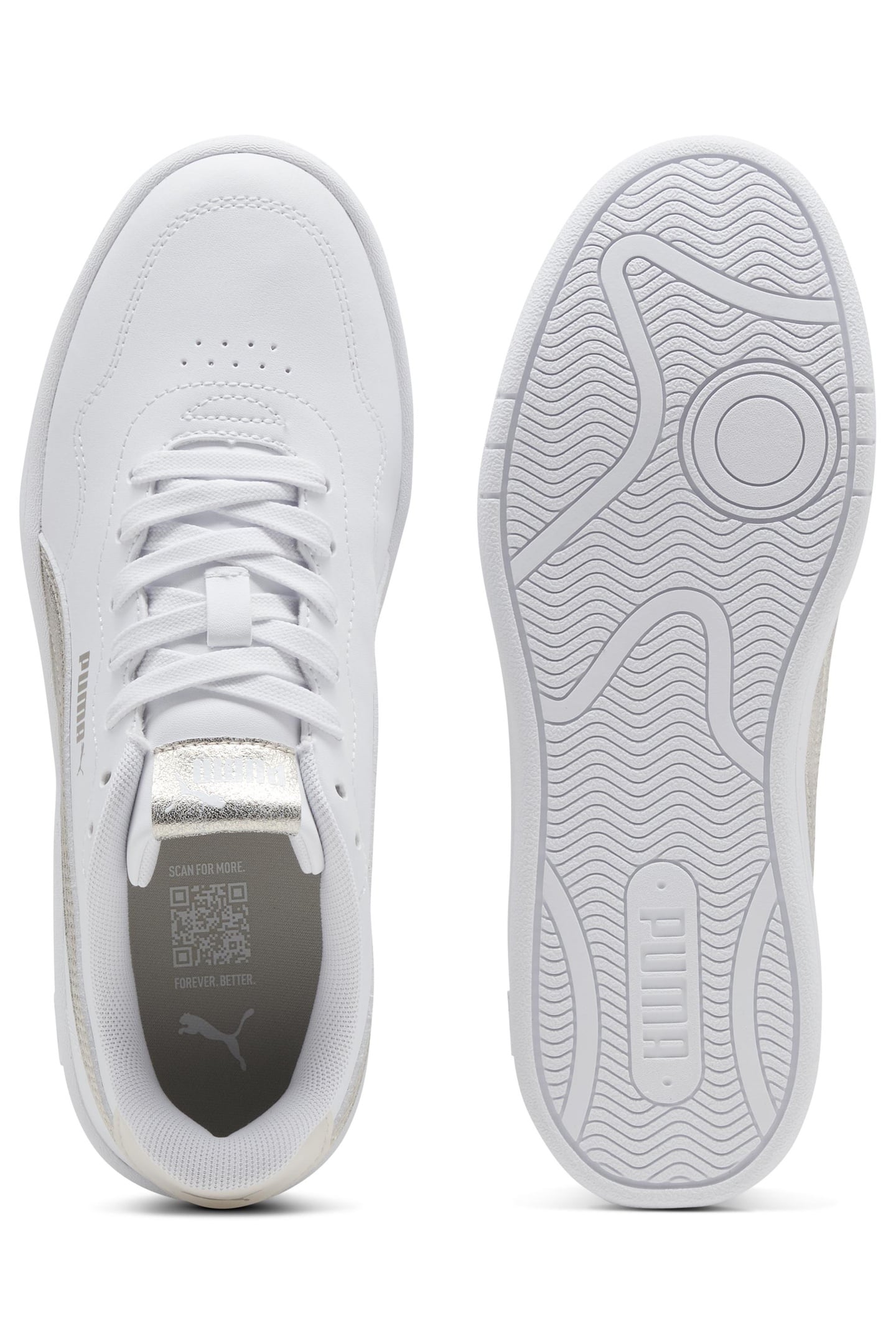 COURT LALLY METALLIC WHISPER WHITE-GOLD 5