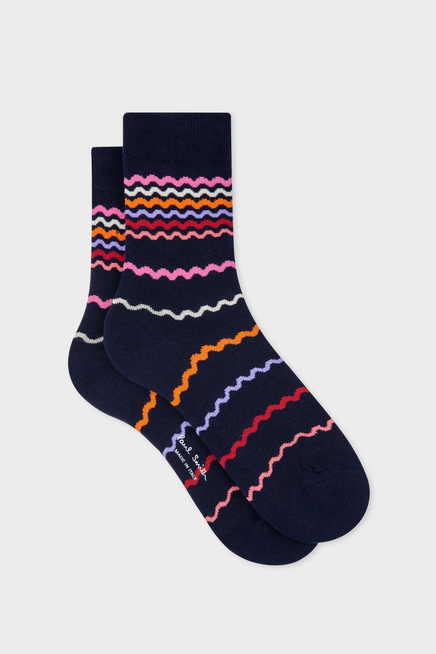 WOMEN SOCK BERTIE RICRAC NAVY 3