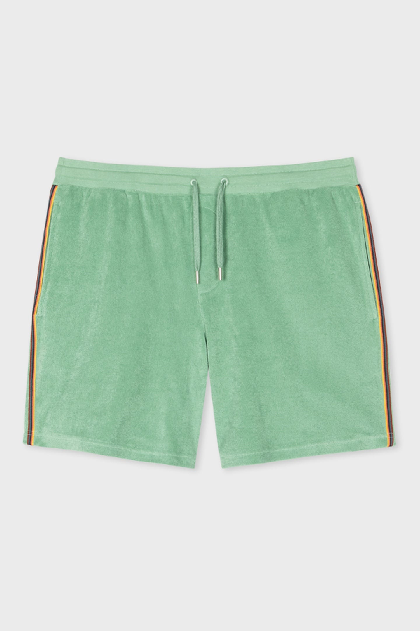 MEN SHORT TOWEL STRIPE BOTTLE GREEN 5