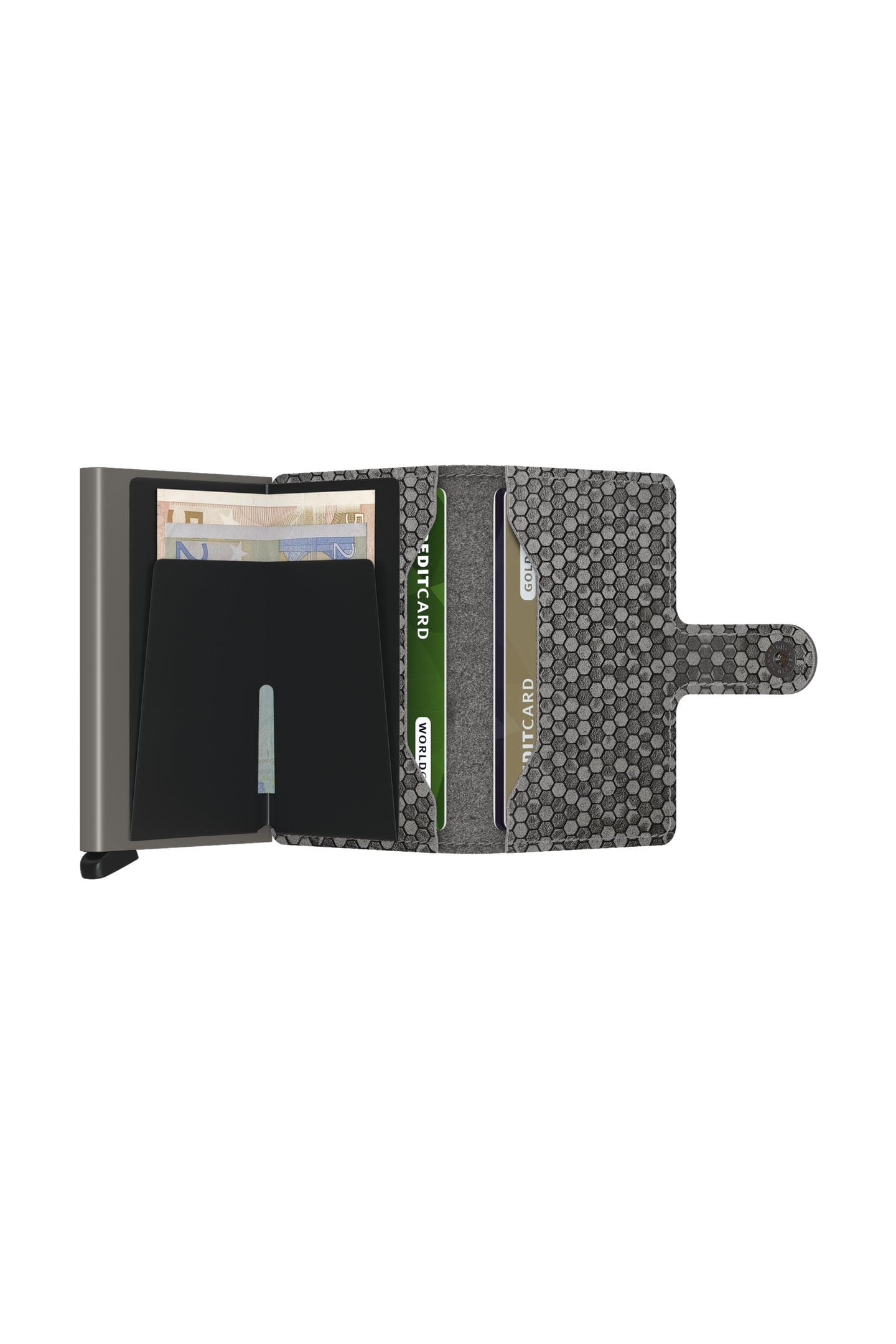 UNISEX MINIWALLET HEXAGON GREY 4