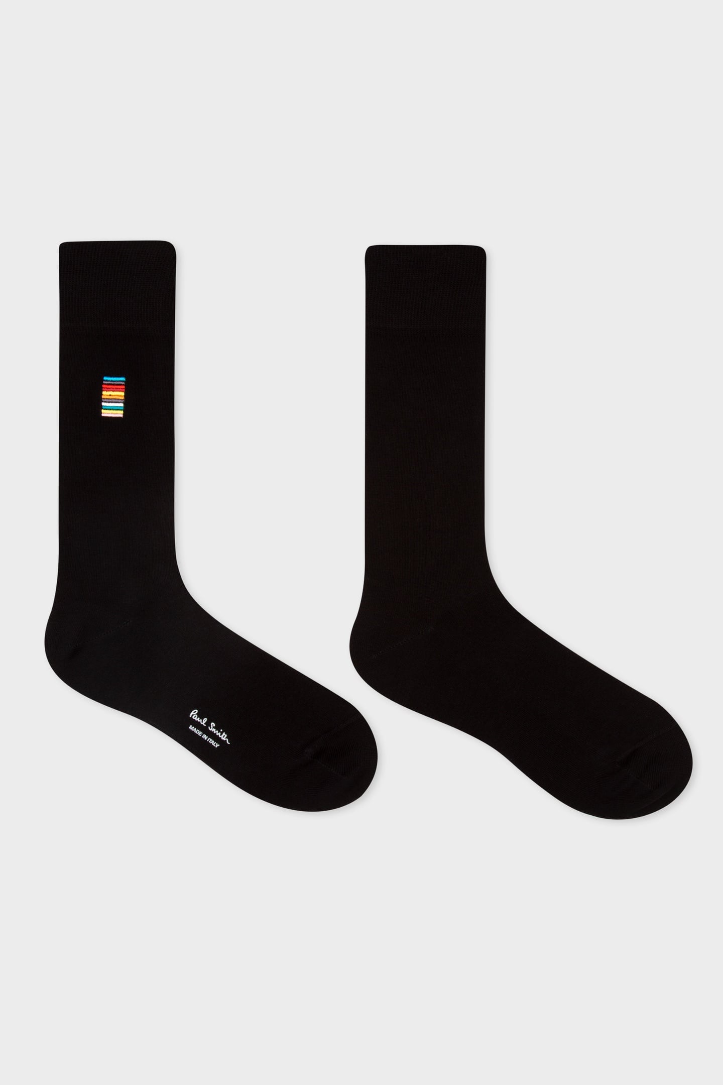 MEN SOCK ALFIE SIGN EMB BLACK 1