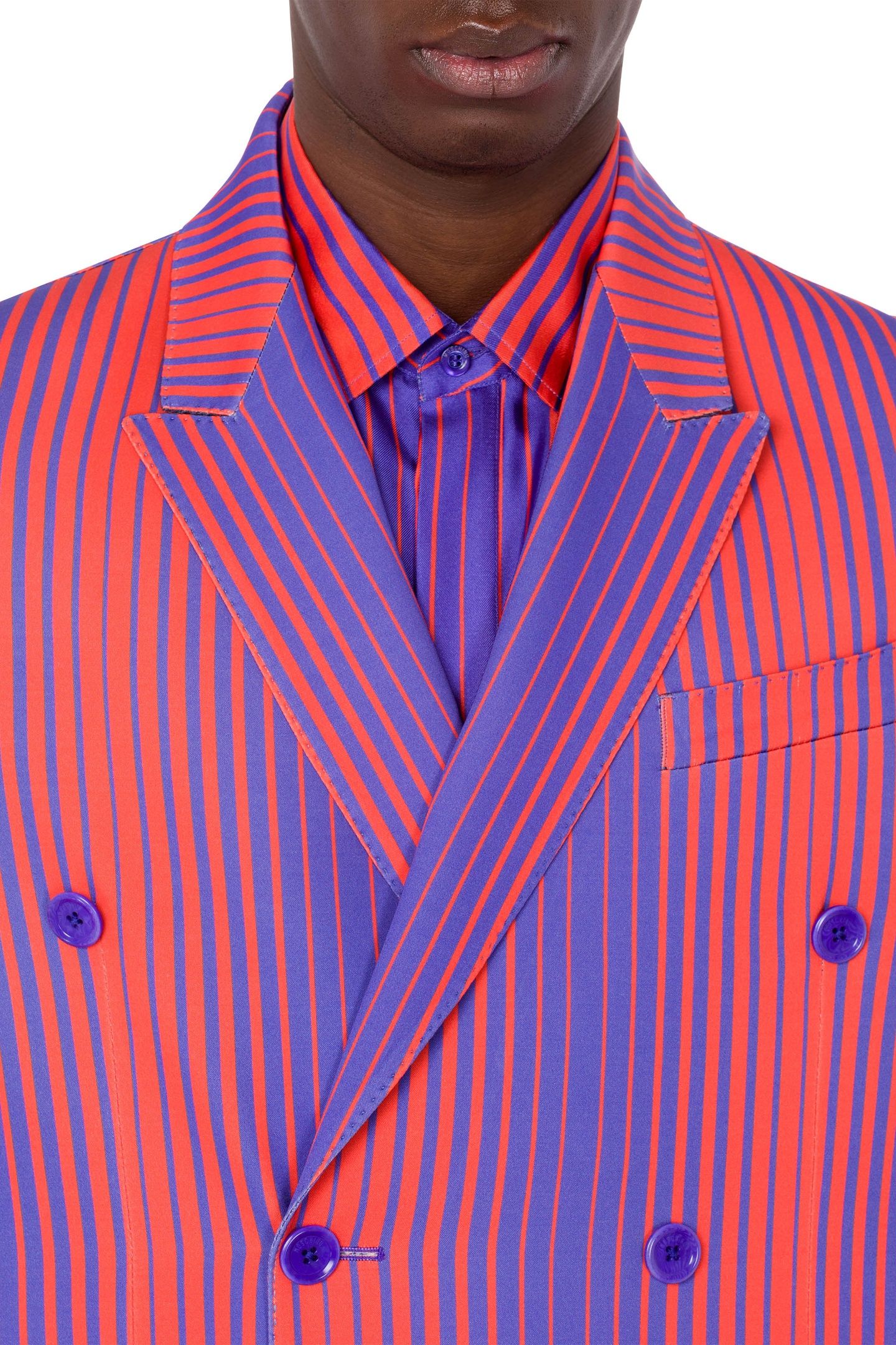 DEGRADÉ STRIPES SATIN JACKET BLUE 4