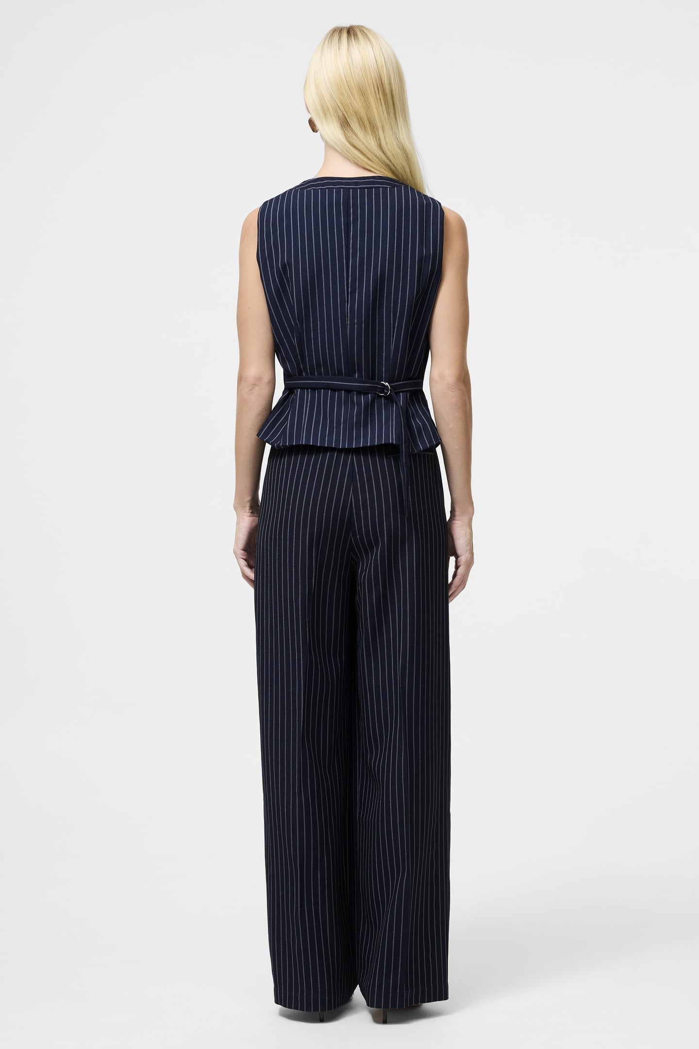 PINSTRIPE TAILORING WAISTCOAT NAVY/W.WHITE NAVY/W.WHITE 3