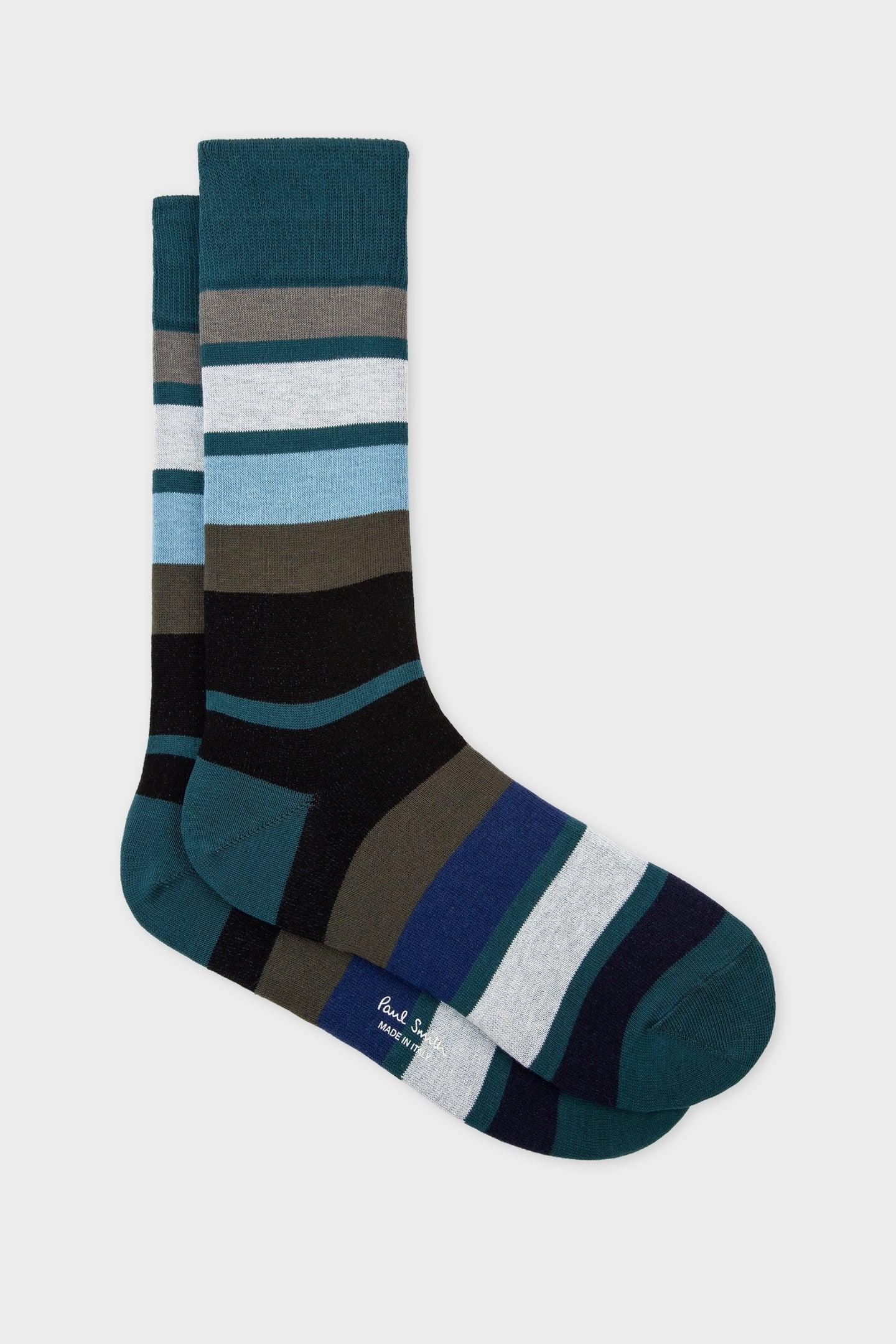 MEN SOCK ANTANAS STRP PETROL GREEN 3