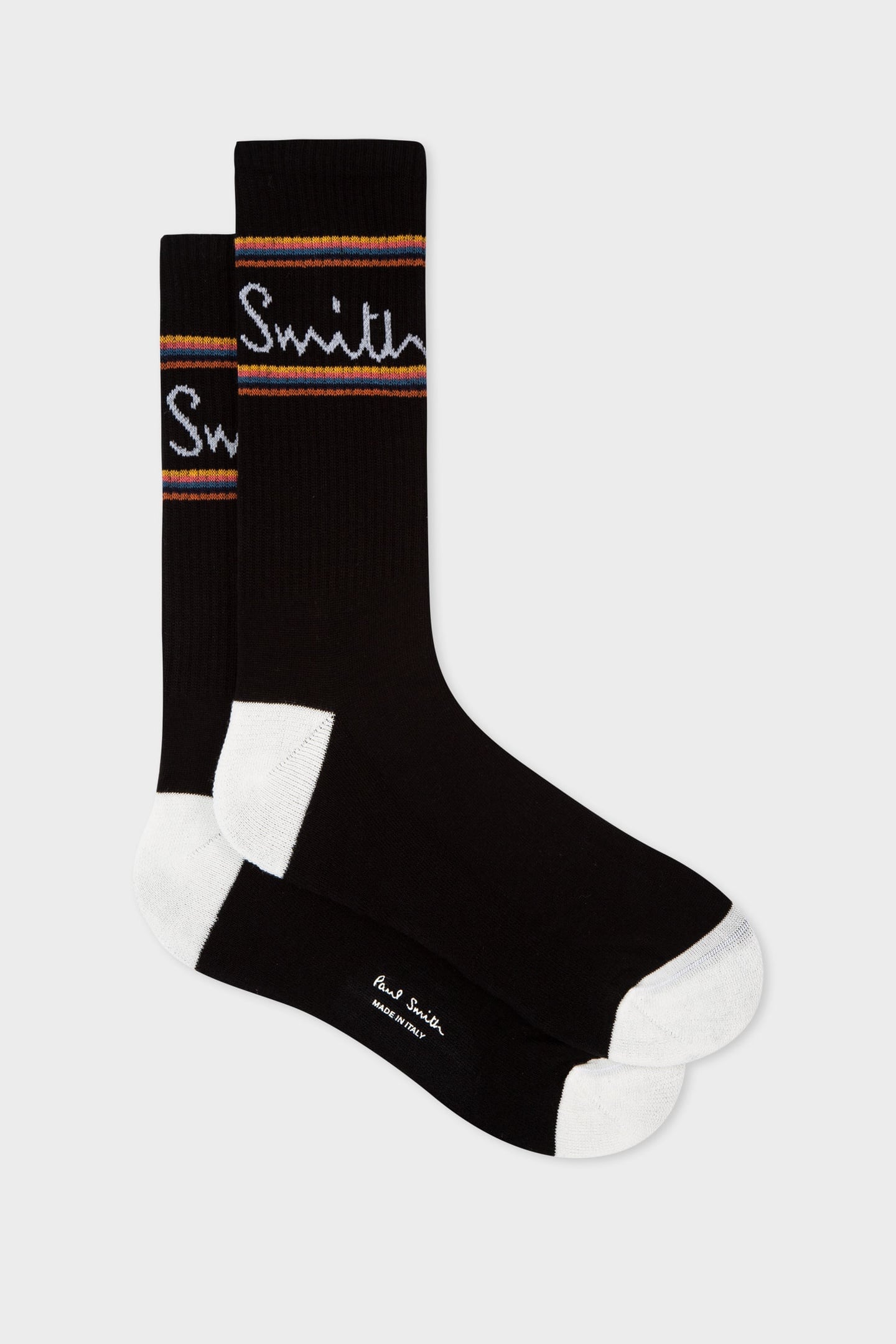 MEN SOCK LOGO BLACK 2